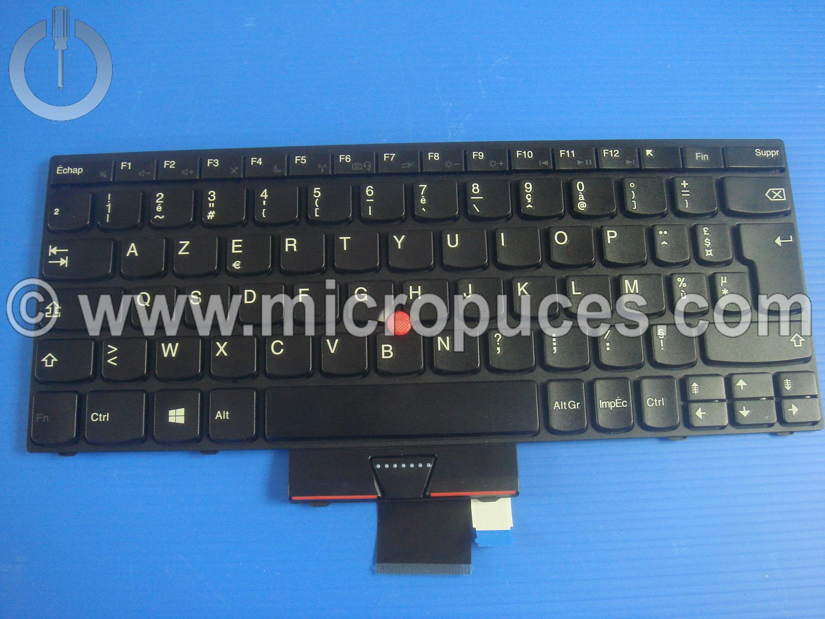 Clavier AZERTY Thinkpad X130E X131E X140E