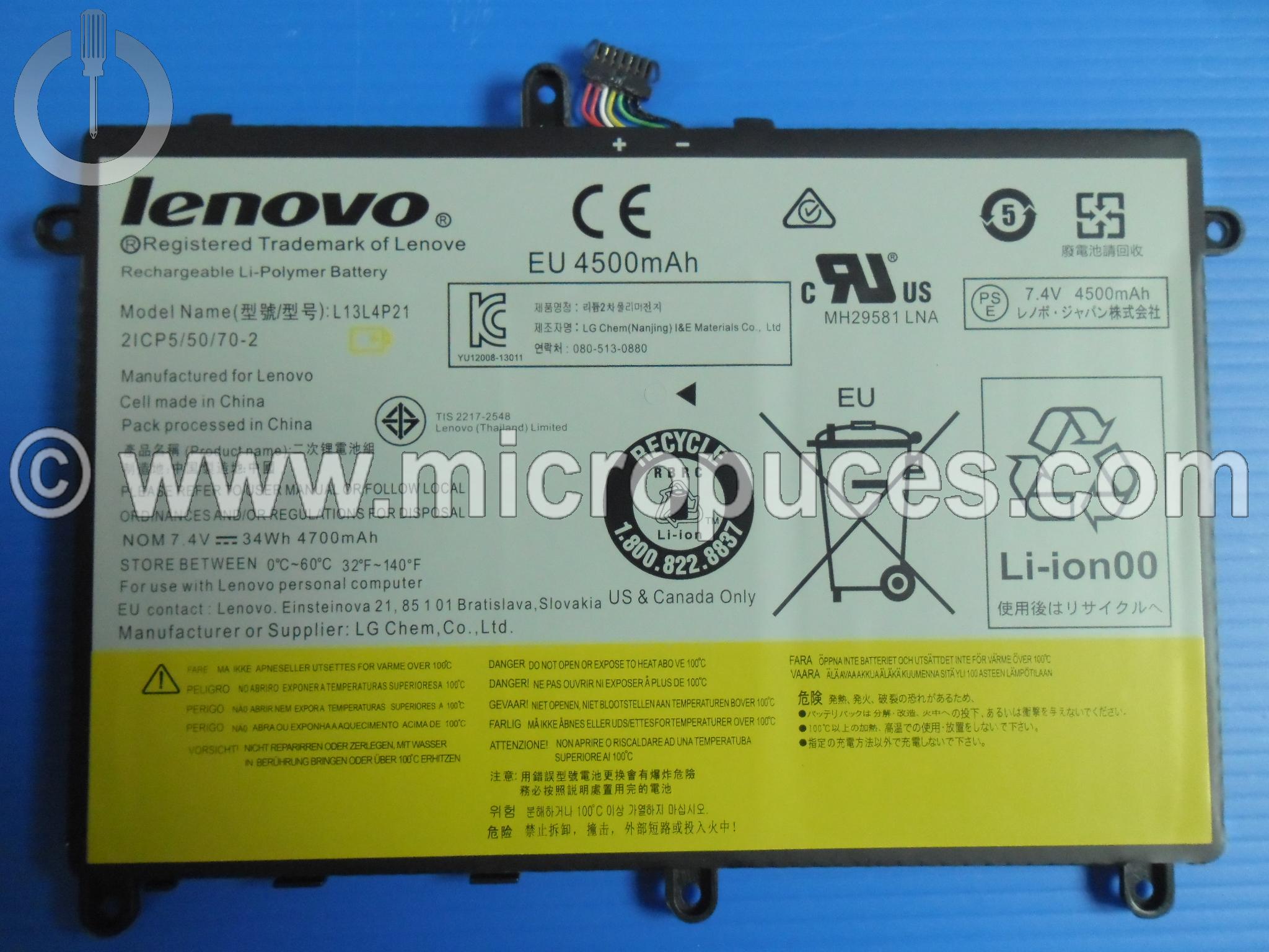 Batterie NEUVE d'origine pour LENOVO Yoga 2 11