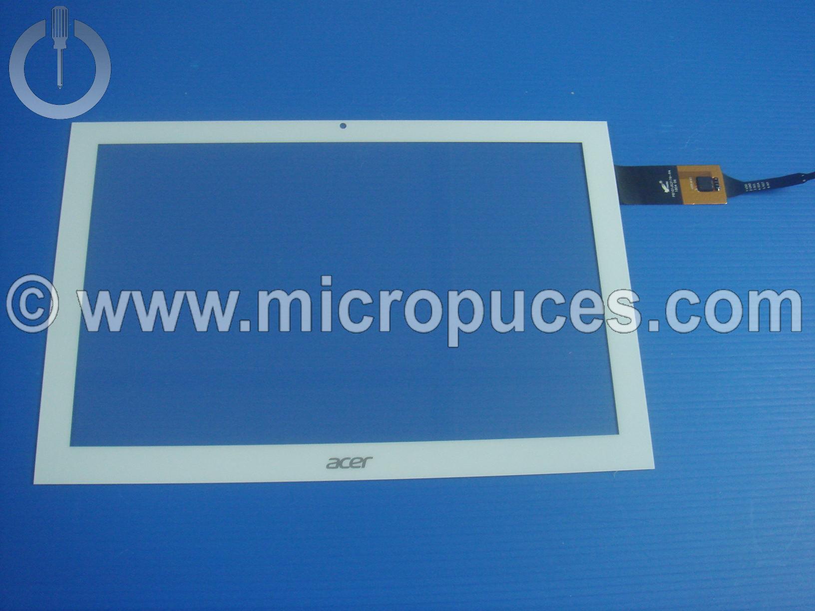 Vitre tactile blanche  pour ACER Iconia B3-A40