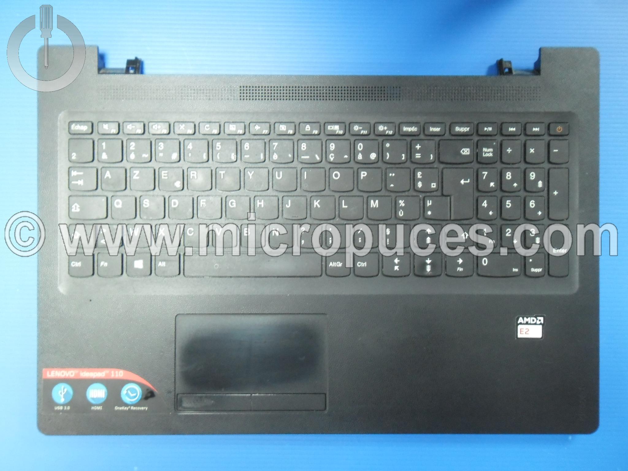 Plasturgie top cover + clavier pour LENOVO ideapad 110-15ACL GRADE B