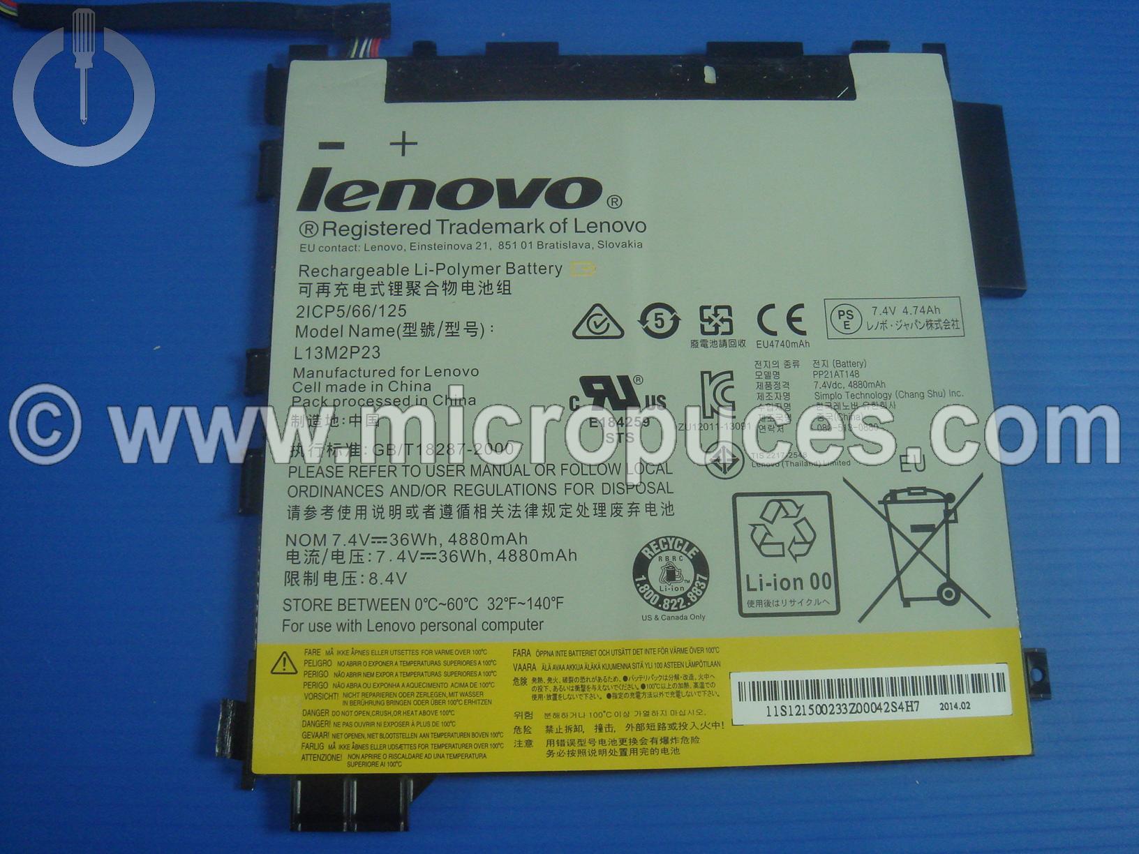 batterie d'origine pour LENOVO Miix 2 11