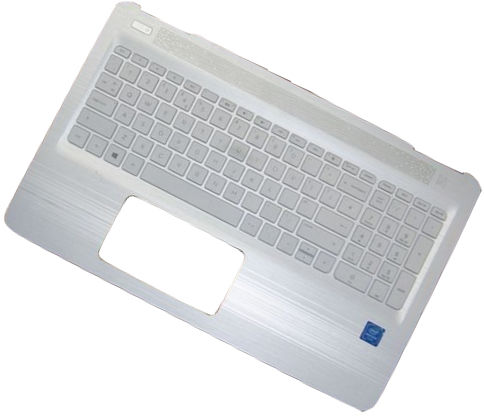 Clavier * NEUF * AZERTY + plasturgie blanche pour HP 15-au xxxx