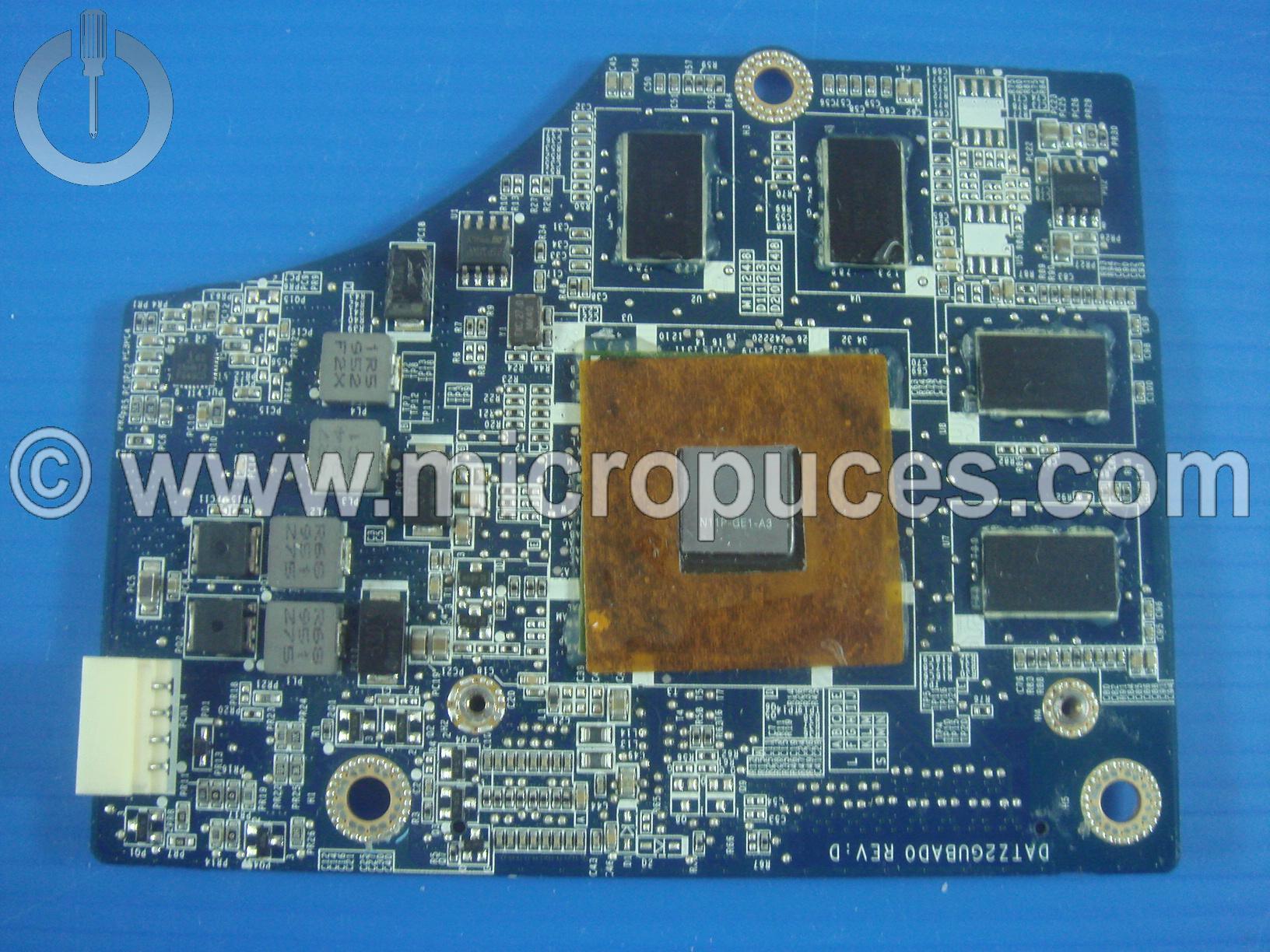 Carte NVIDIA GeForce GT 330M pour TOSHIBA Satellite P500