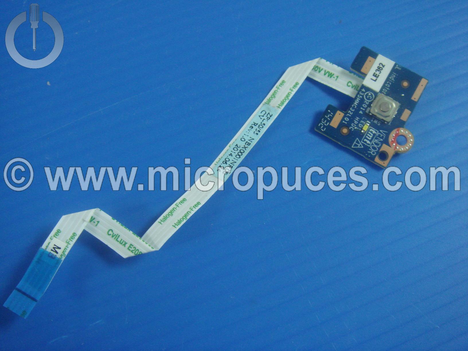 Carte fille bouton power pour HP Probook 470 G2 450 G2 455 G2