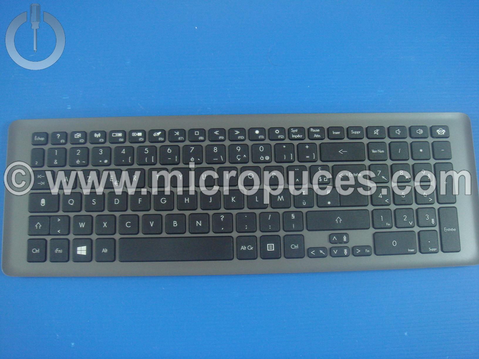 Clavier AZERTY + contour pour PACKARD BELL EasyNote LV11