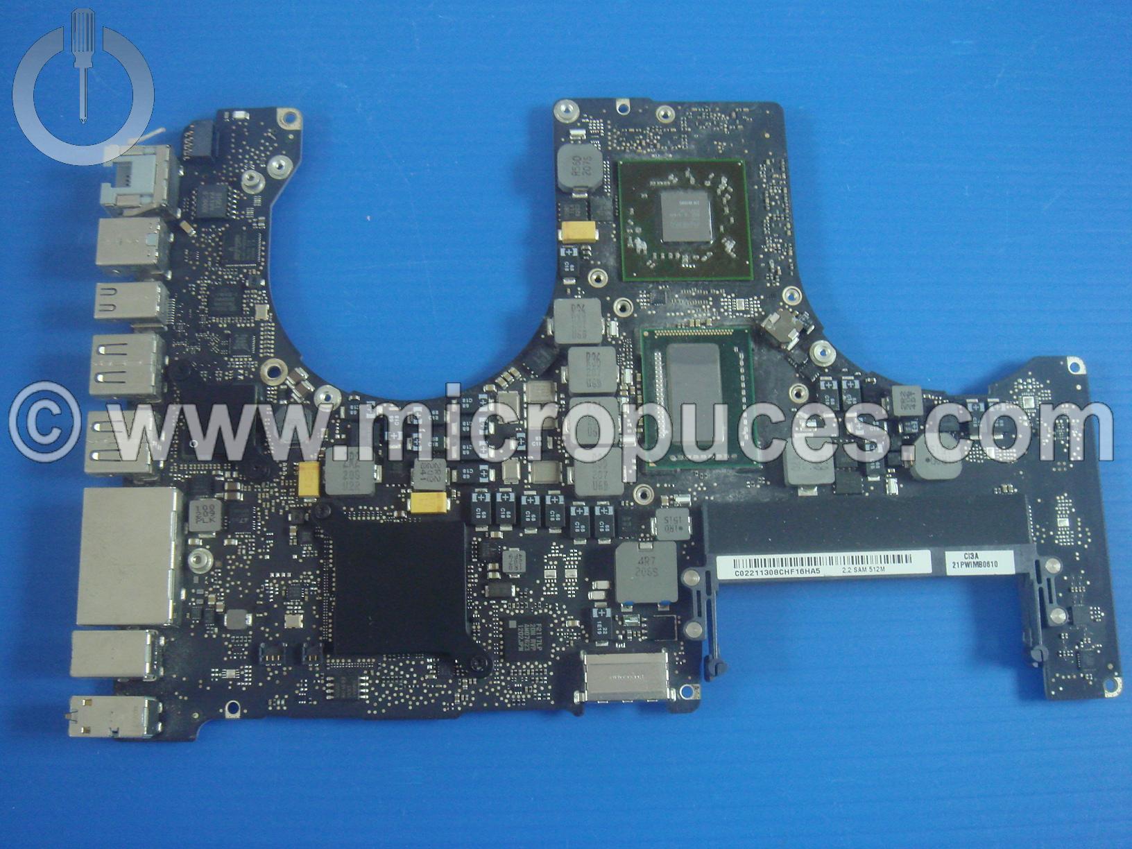 Carte mre APPLE 820-2915-B pour Macbook Pro 15.4" (2,2Ghz)