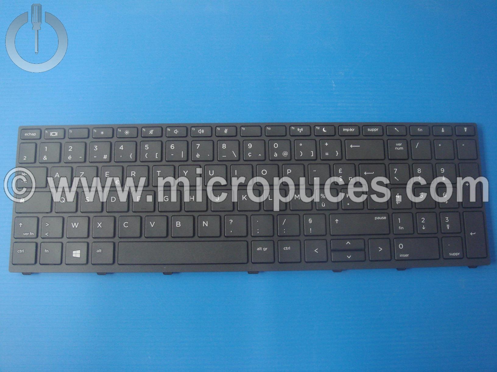 Clavier AZERTY pour HP Probook 450 G5 455 G5 470 G5
