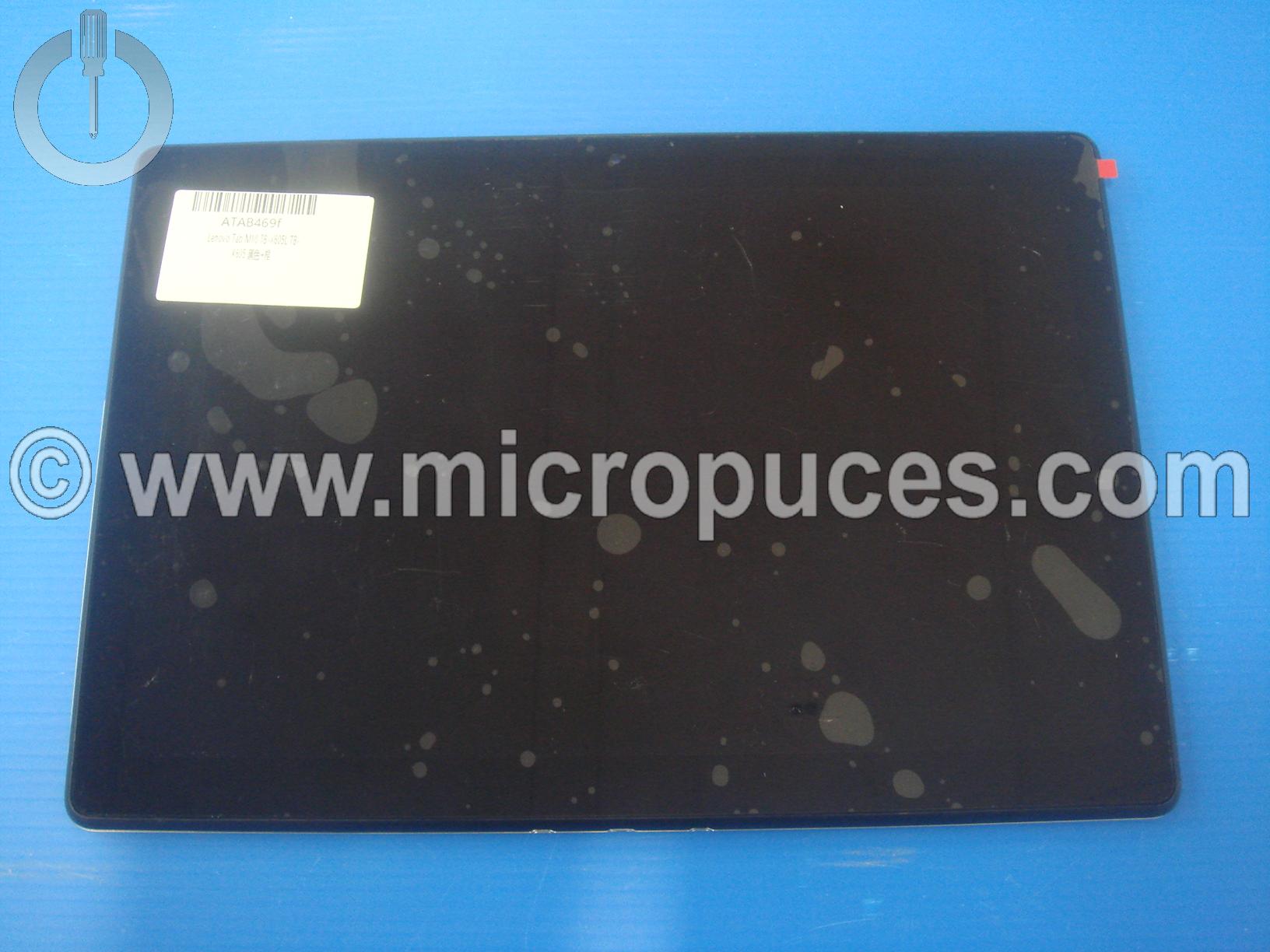 Module Ecran + vitre noire pour Lenovo Tab M10 TB-X605