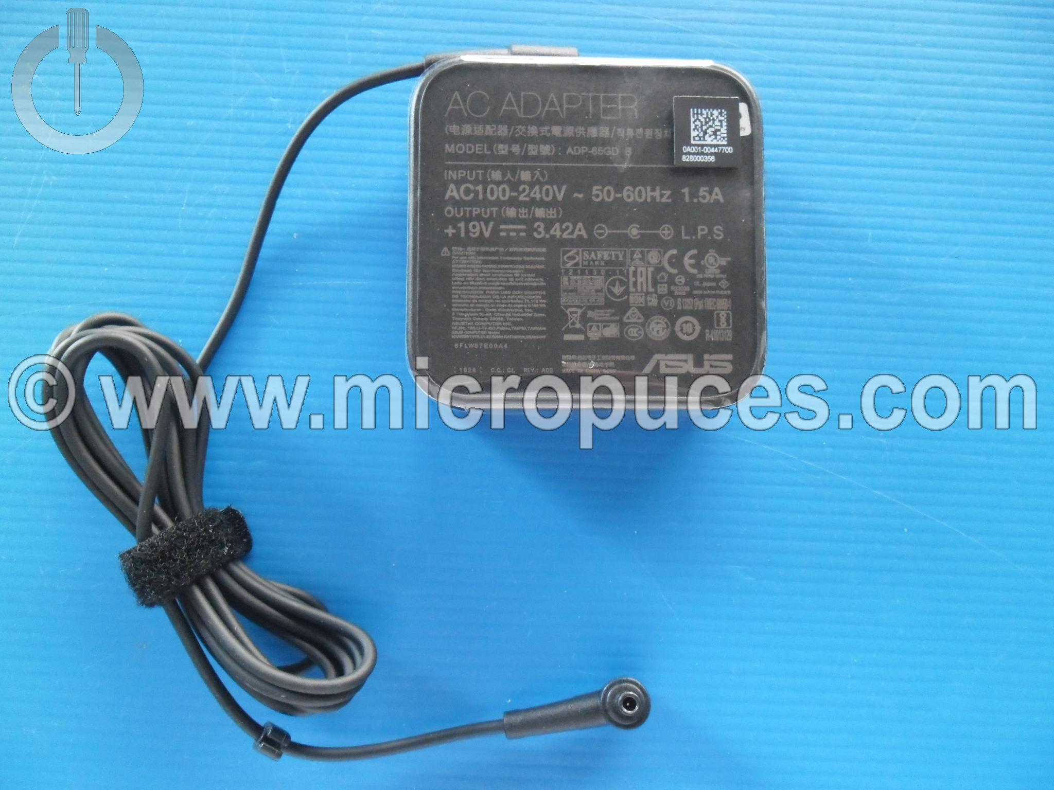 Chargeur d'origine 19V 4,74A pour ASUS (4mm/3mm)