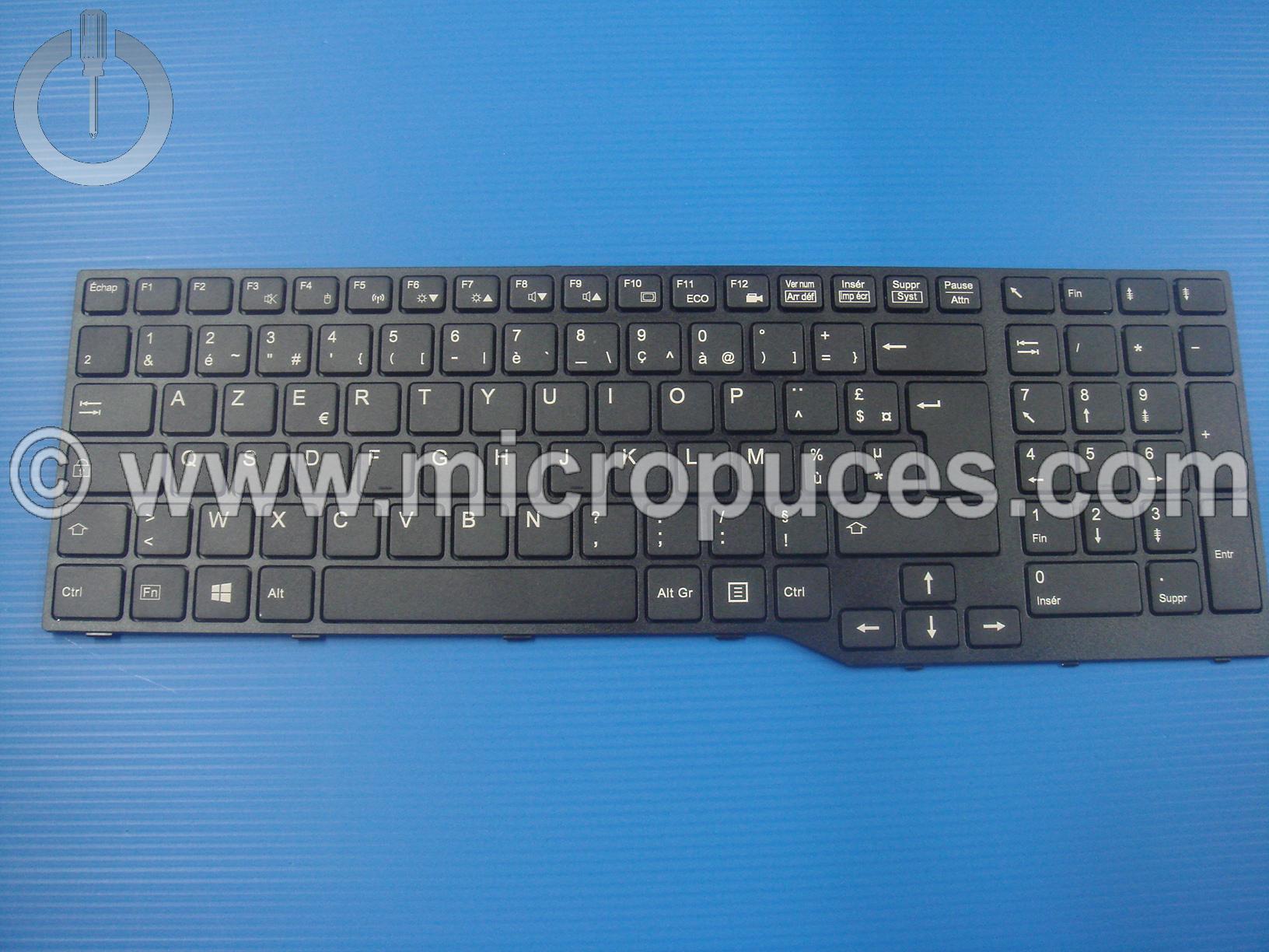 Clavier AZERTY pour Fujitsu Lifebook A555