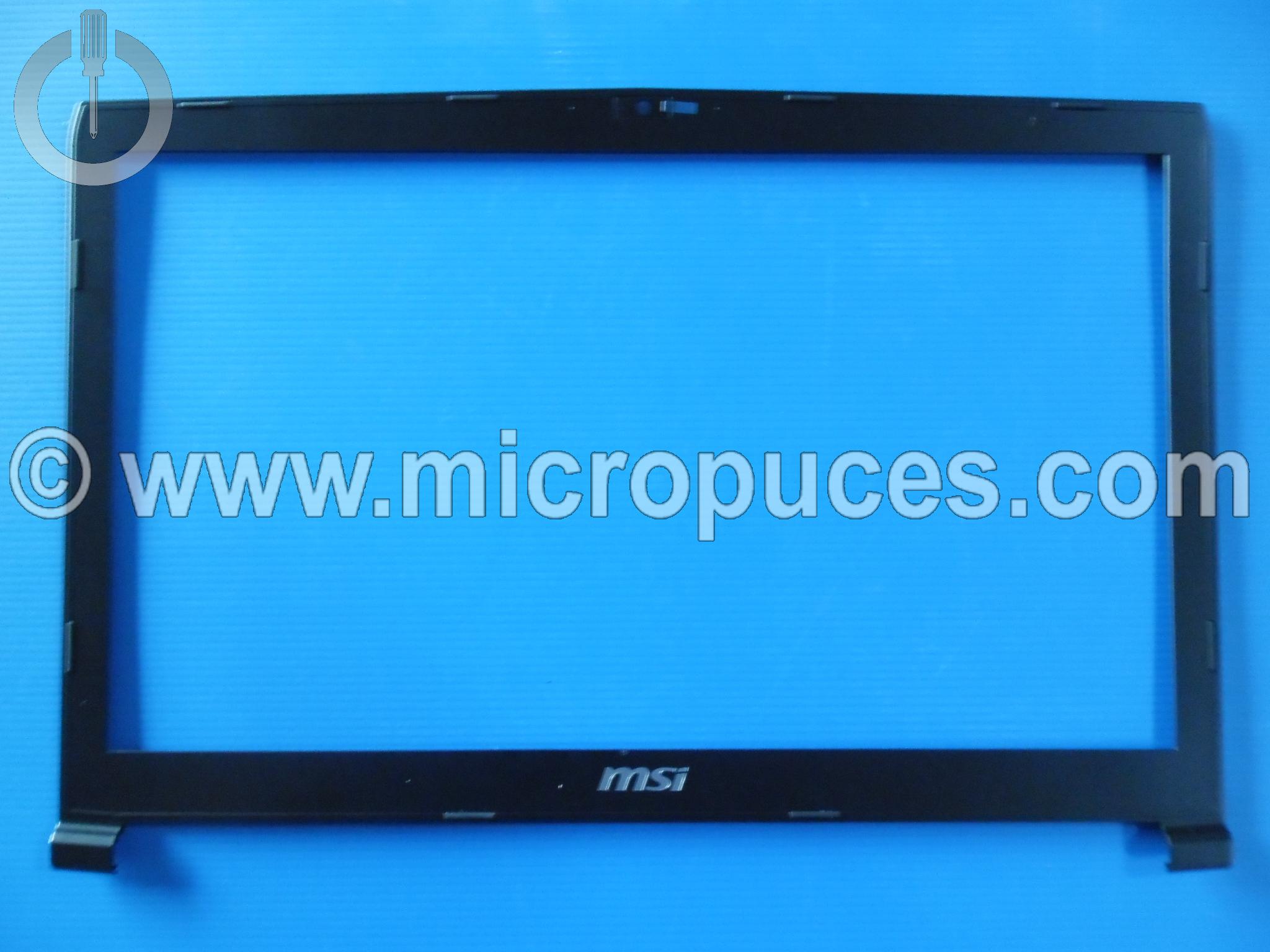 Plasturgie tour d'écran (Bezel) pour MSI GL63