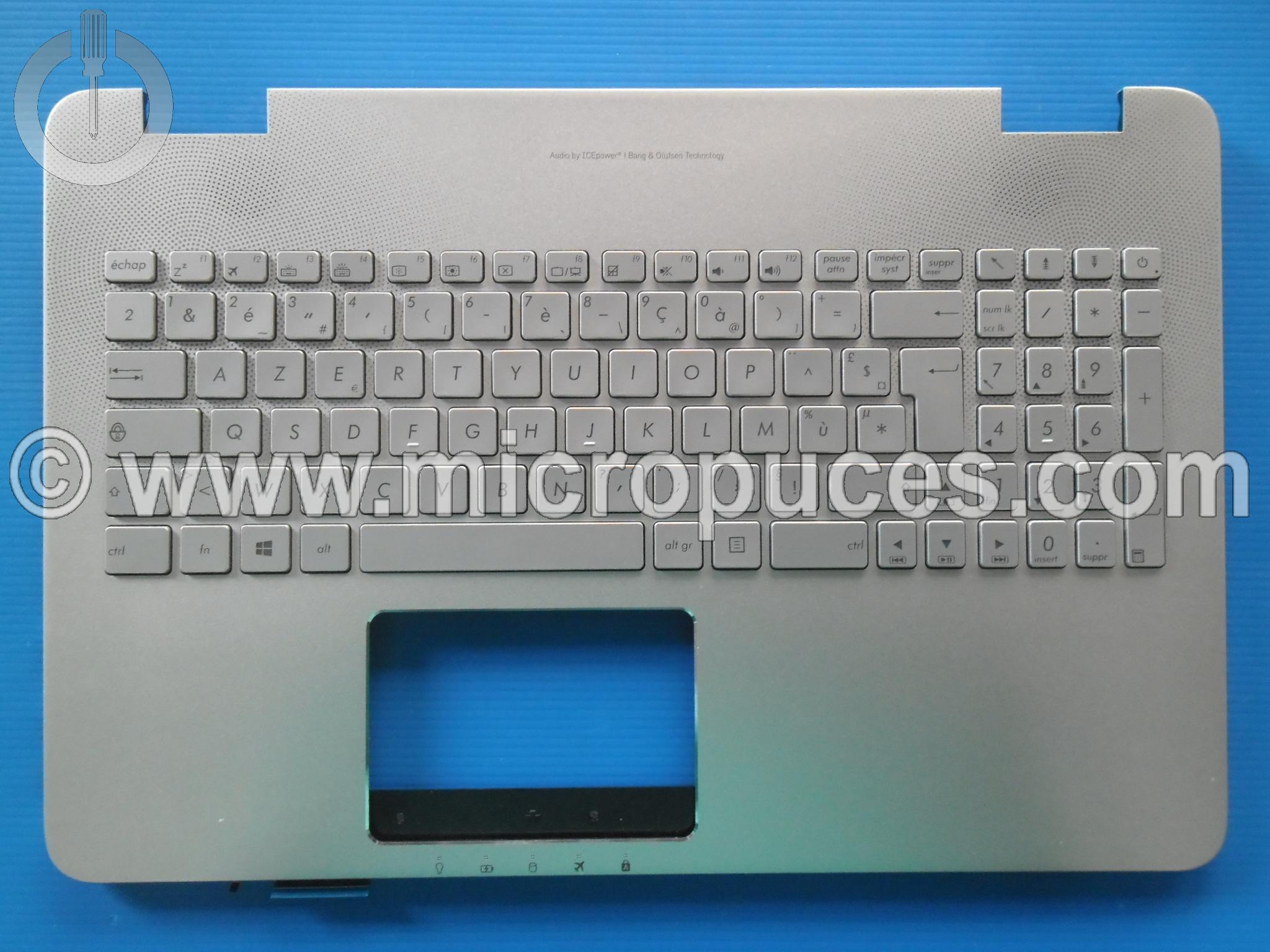 Clavier + plasturgie grise AZERTY pour ASUS G551 G58 N551