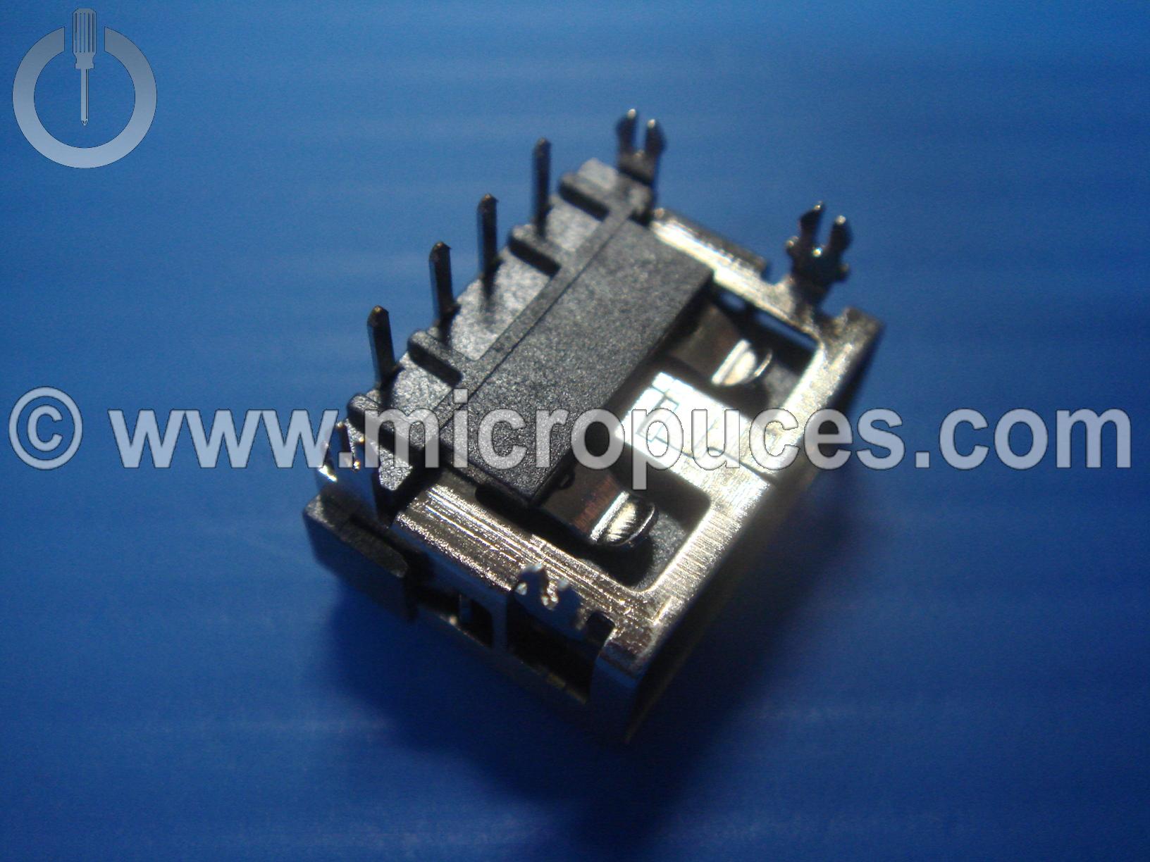 Port USB à souder 10mm, chargement en bas
