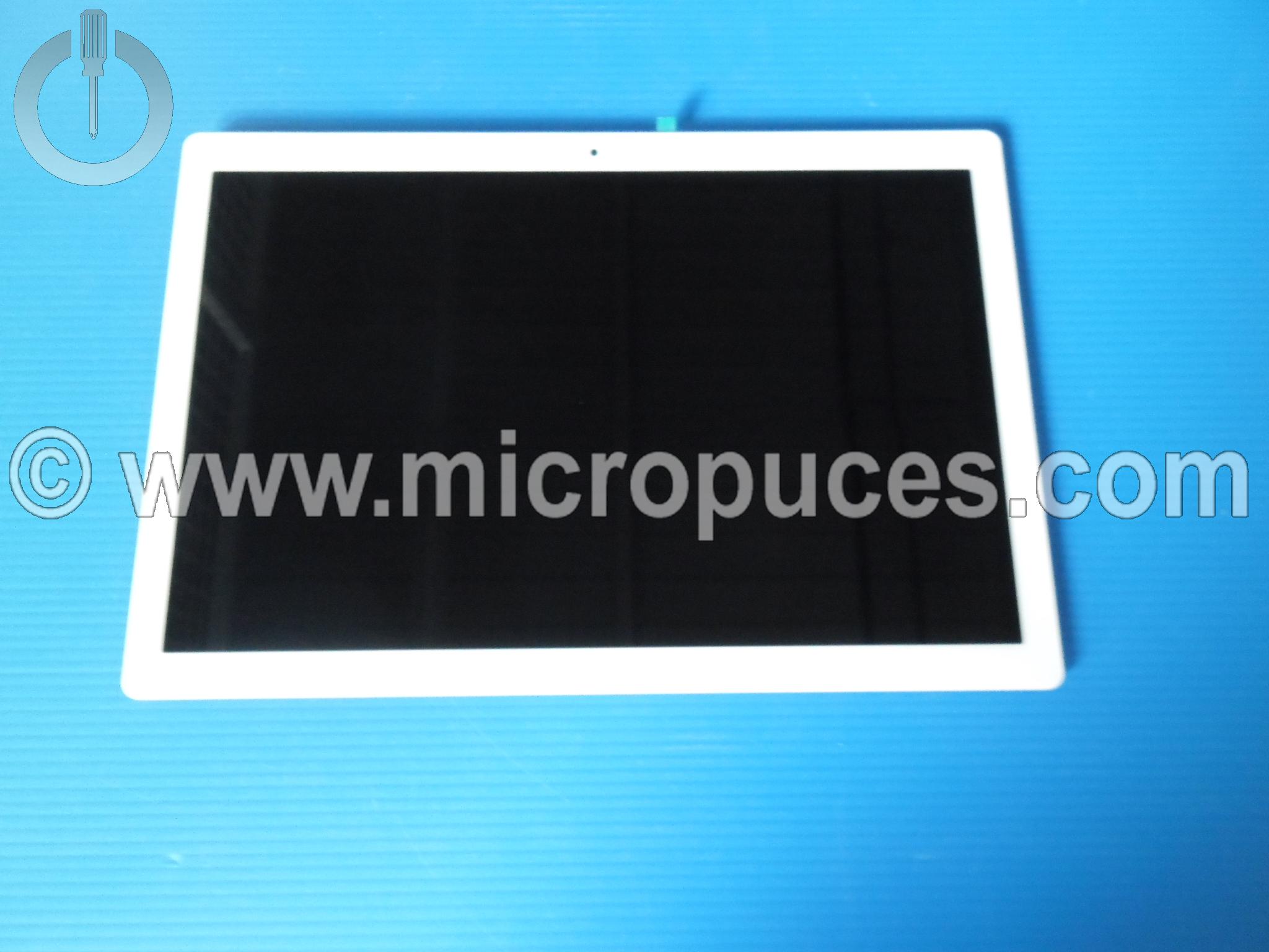 Module Ecran + vitre blanche pour Lenovo Tab TB-X605