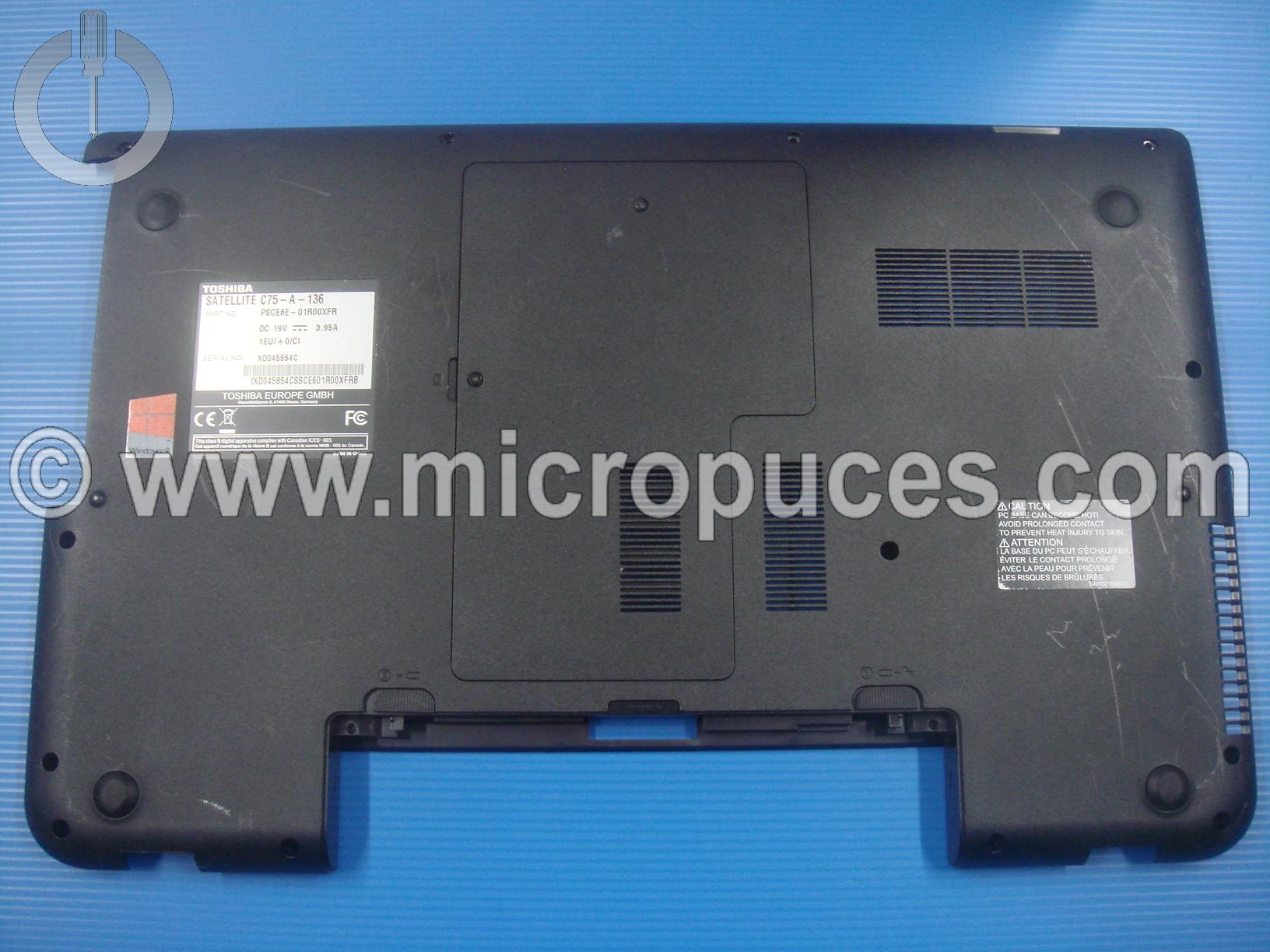 Plasturgie bottom pour TOSHIBA Satellite C70-A C75-a