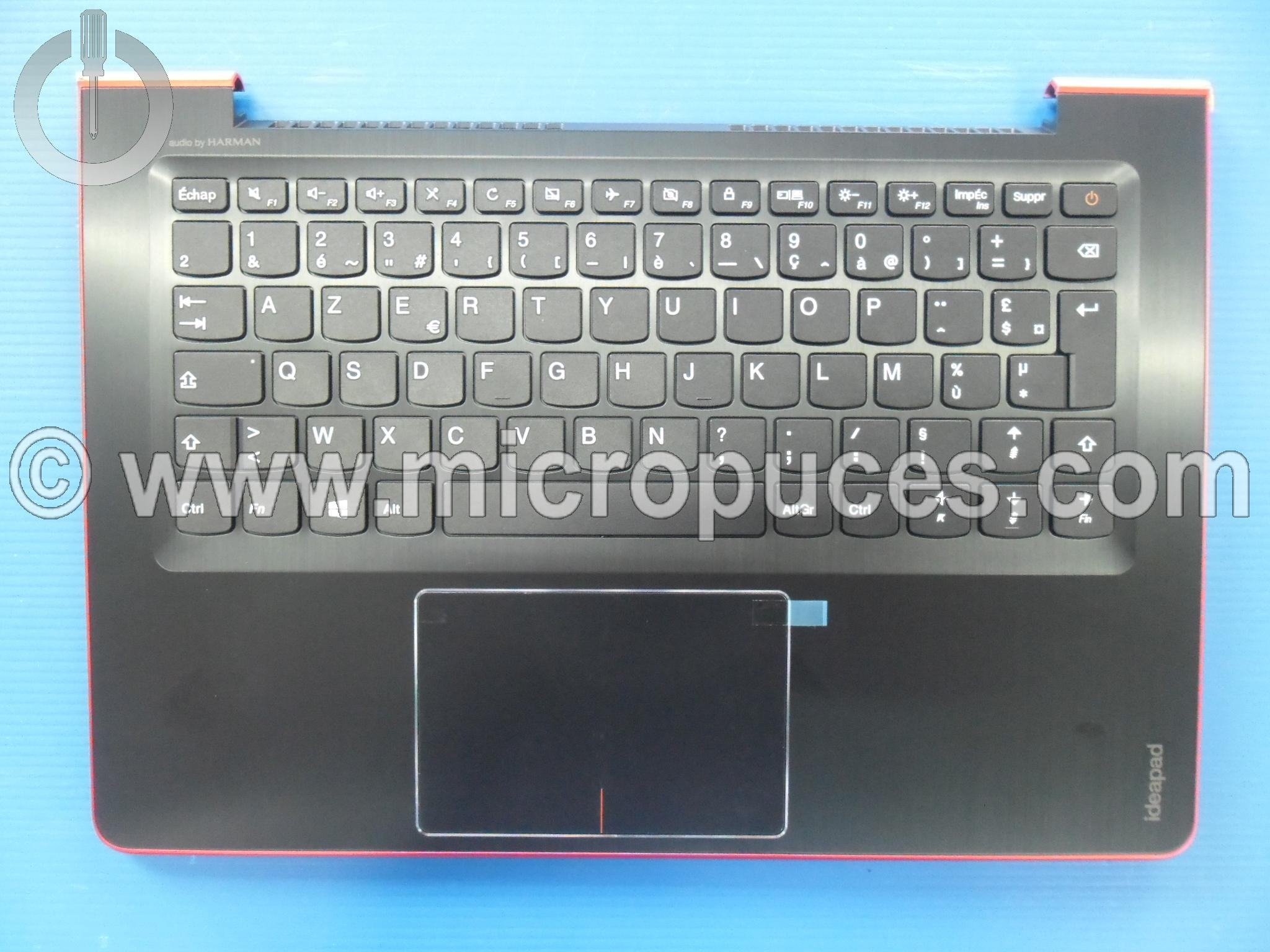 Clavier + plasturgie du dessus pour LENOVO IdeaPad 510S-13 noir