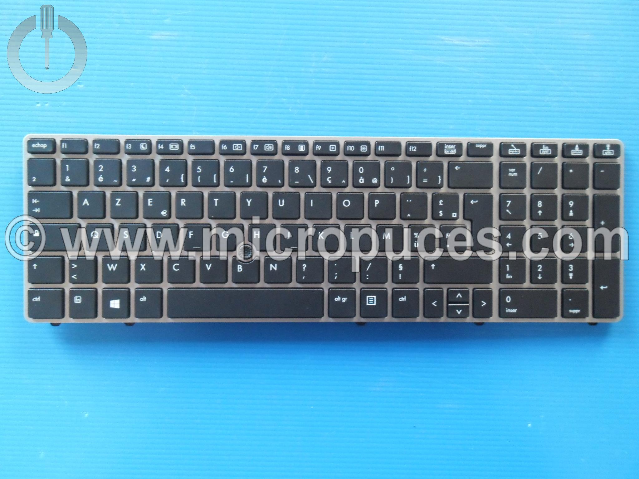 Clavier AZERTY pour HP Elitebook 8570P