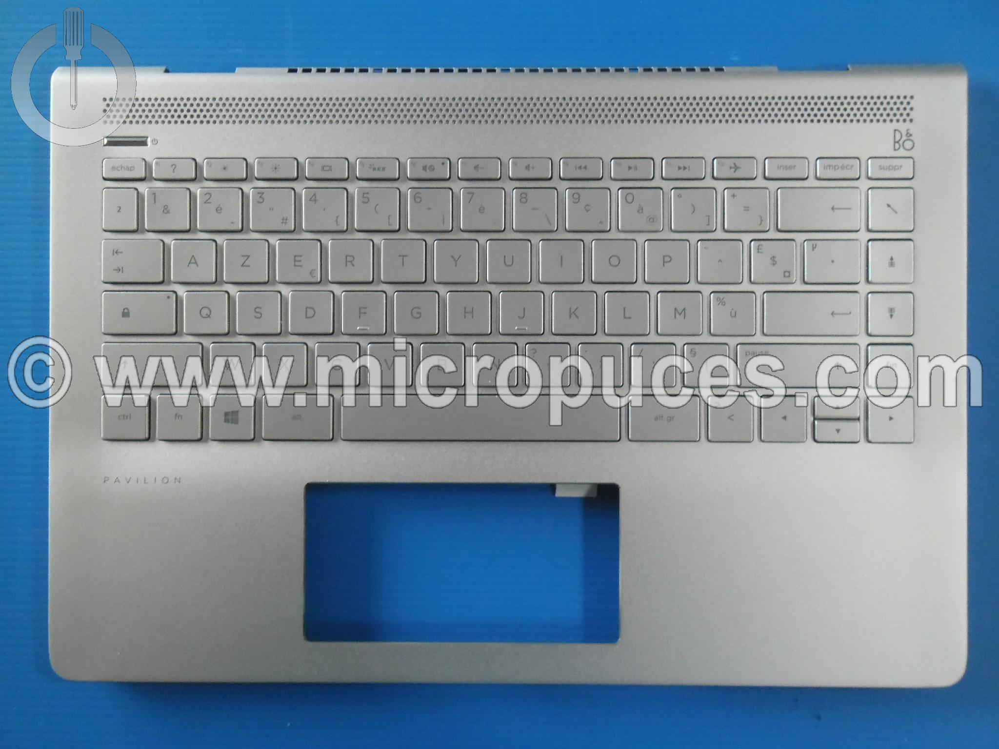 Clavier + plasturgie du dessus pour HP Pavilion 14-bf0