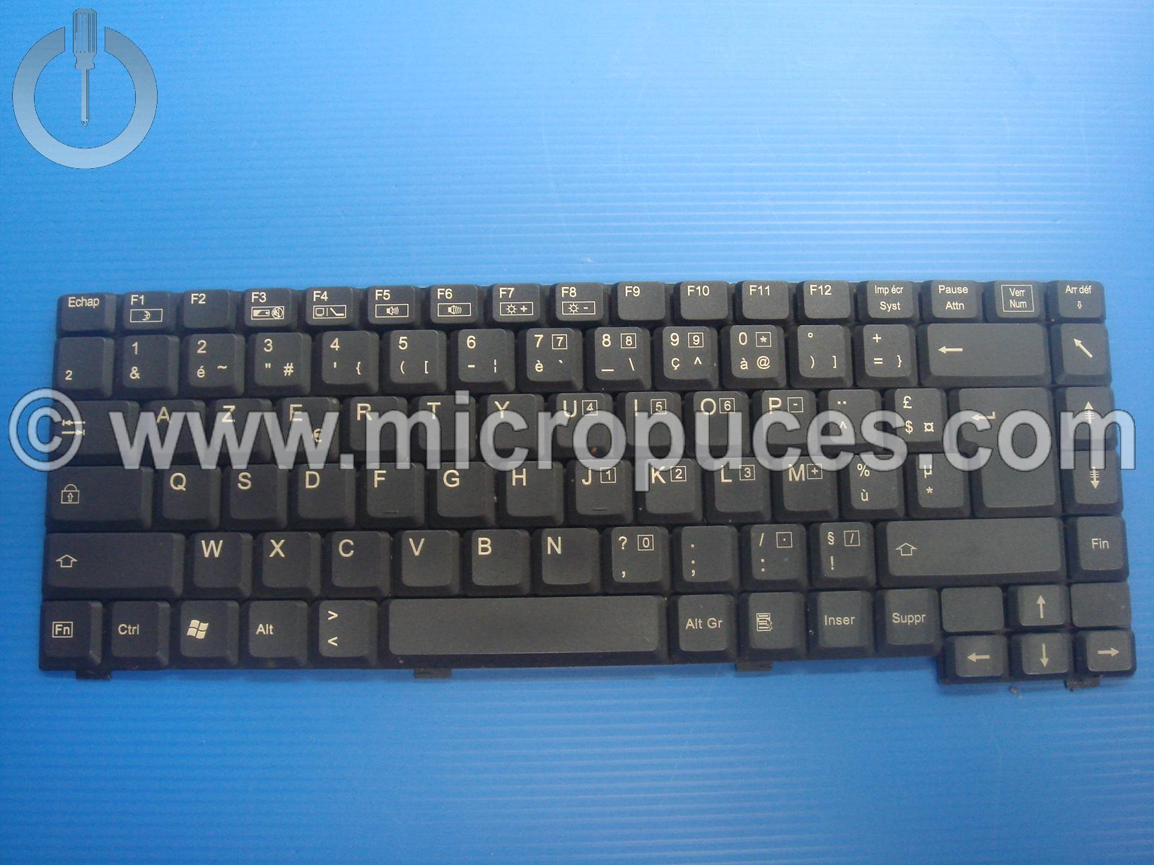Clavier AZERTY pour FUJITSU Amilo PA1510