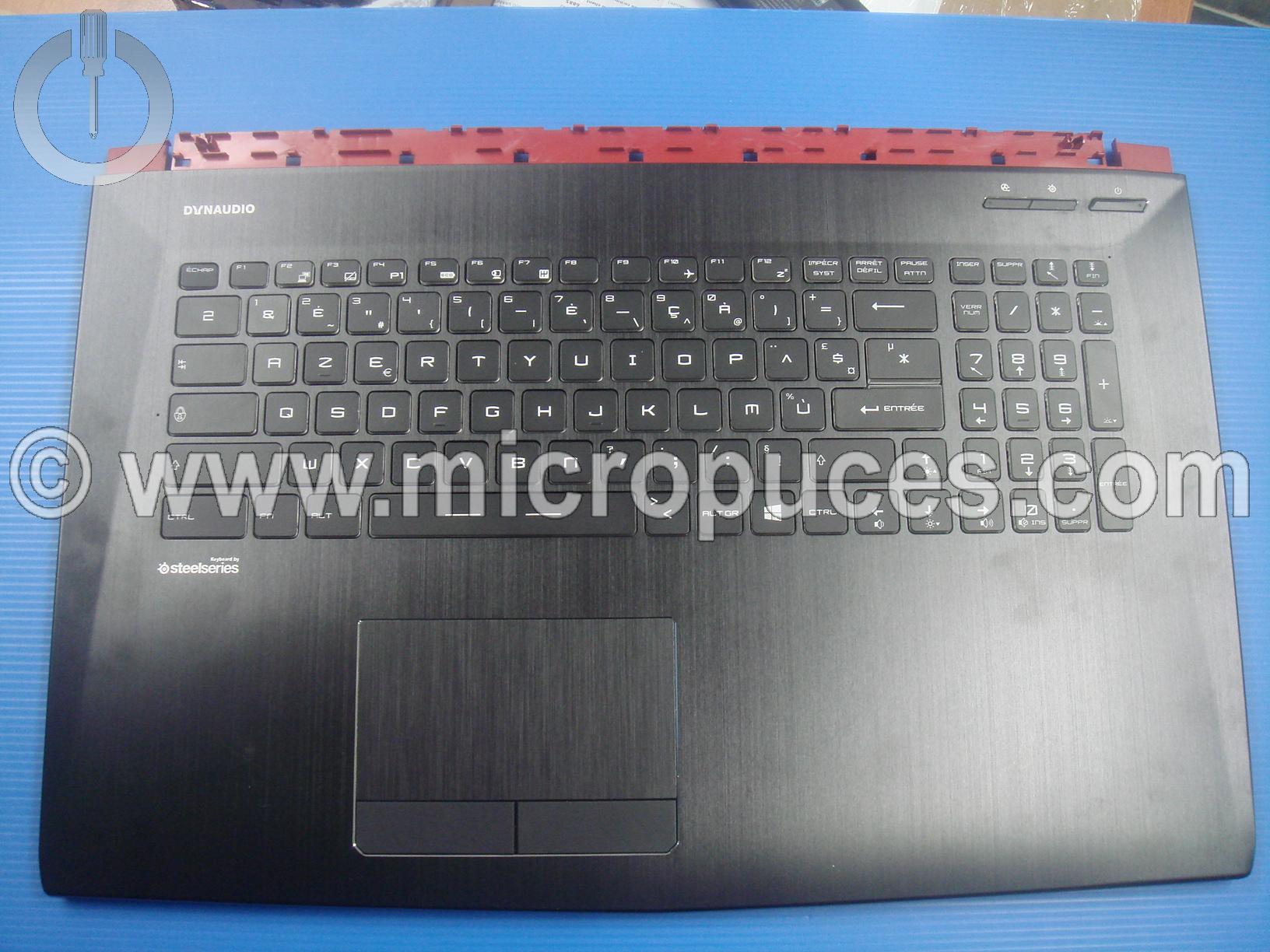 Clavier AZERTY + plasturgie top cover pour MSI GE72 steel MS-179C 1070