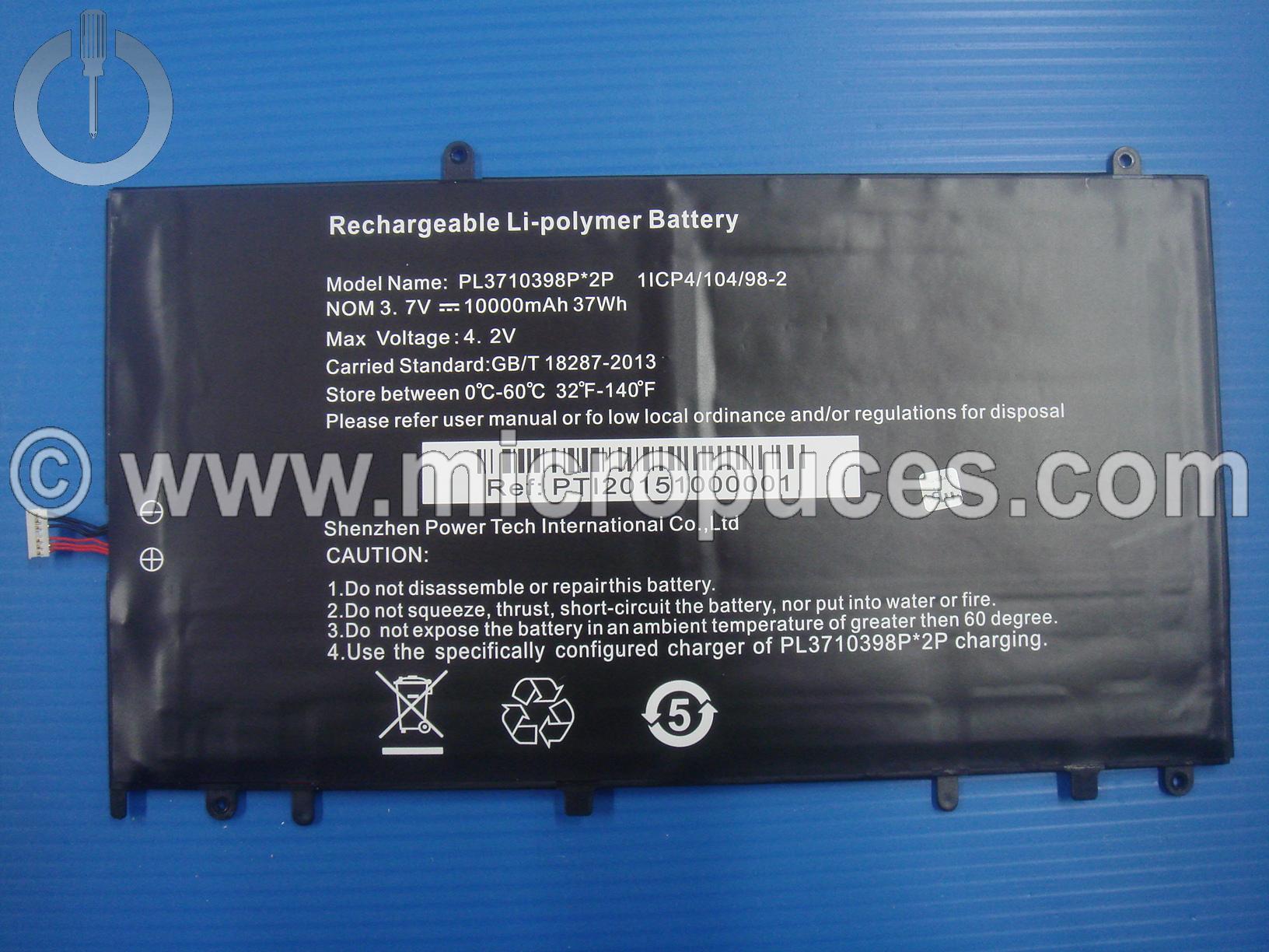 Batterie d'origine N14 PL3710398P*2P 6 fils