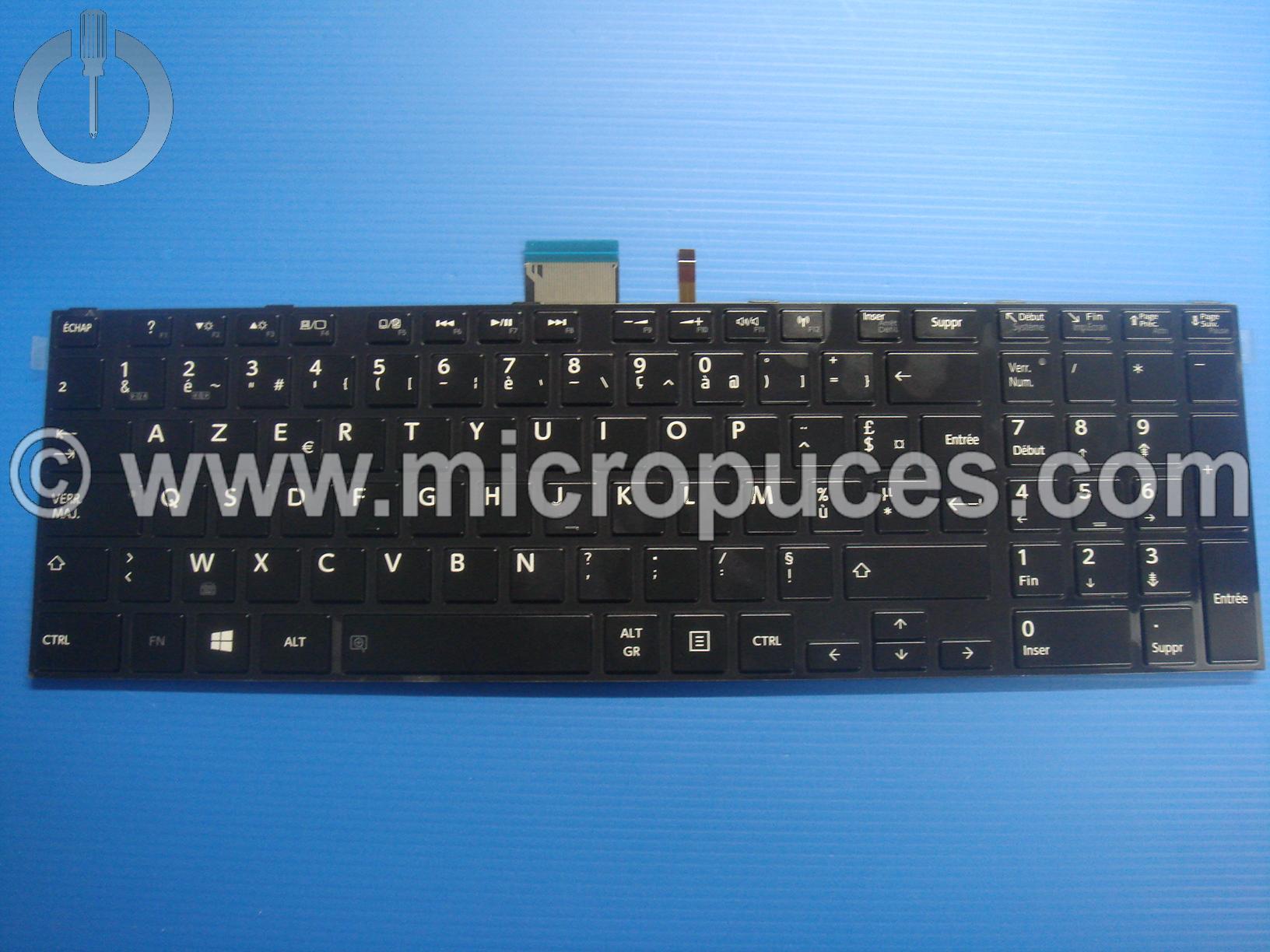 Clavier * NEUF * AZERTY pour TOSHIBA Satellite L50-A L50-D noir