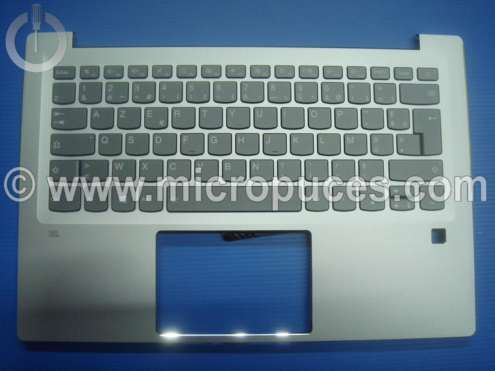 Clavier + plasturgie silver pour LENOVO Ideapad 720S-14IKB