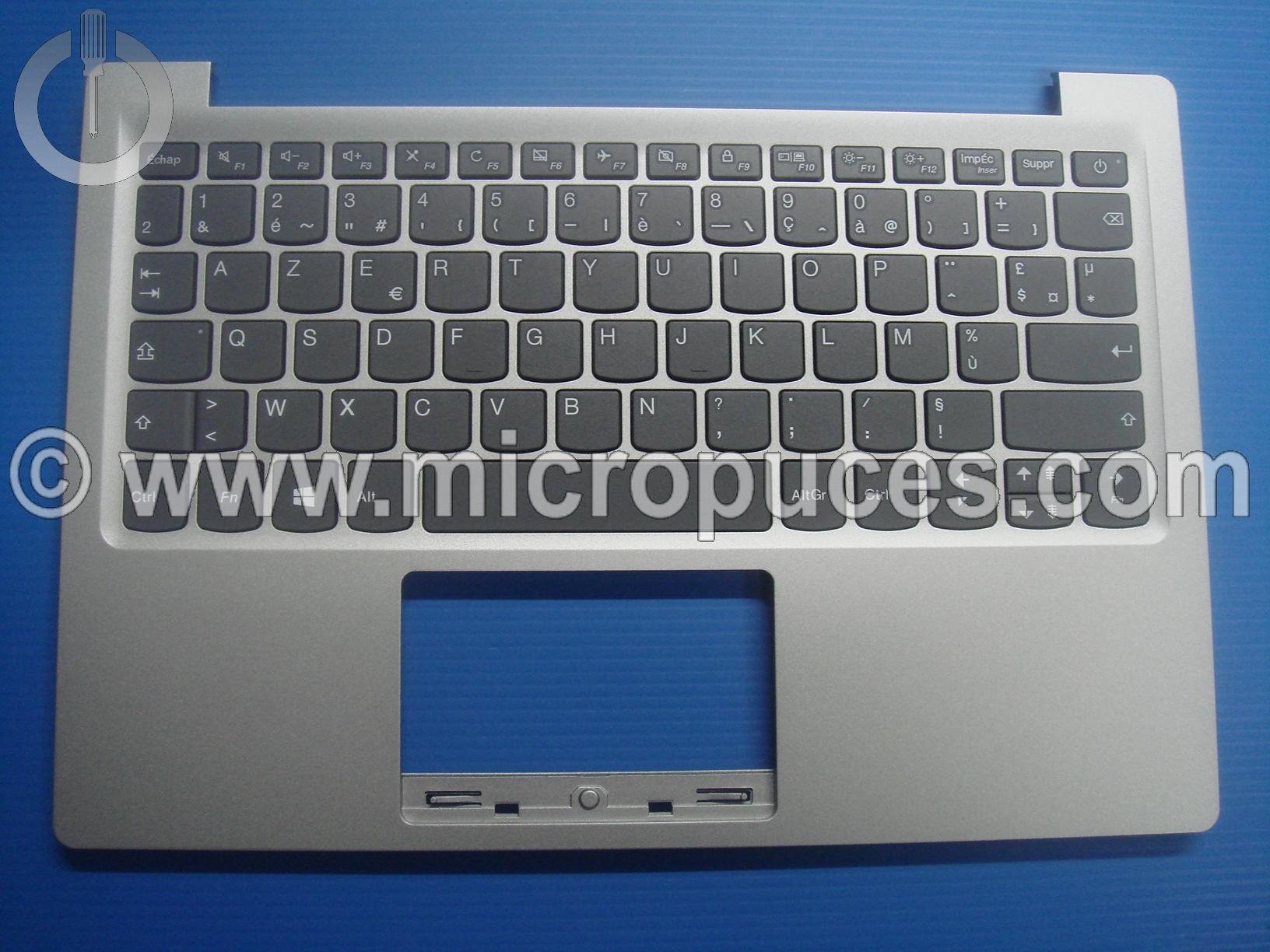 Plasturgie top cover + Clavier pour LENOVO Ideapad 120S-11 silver