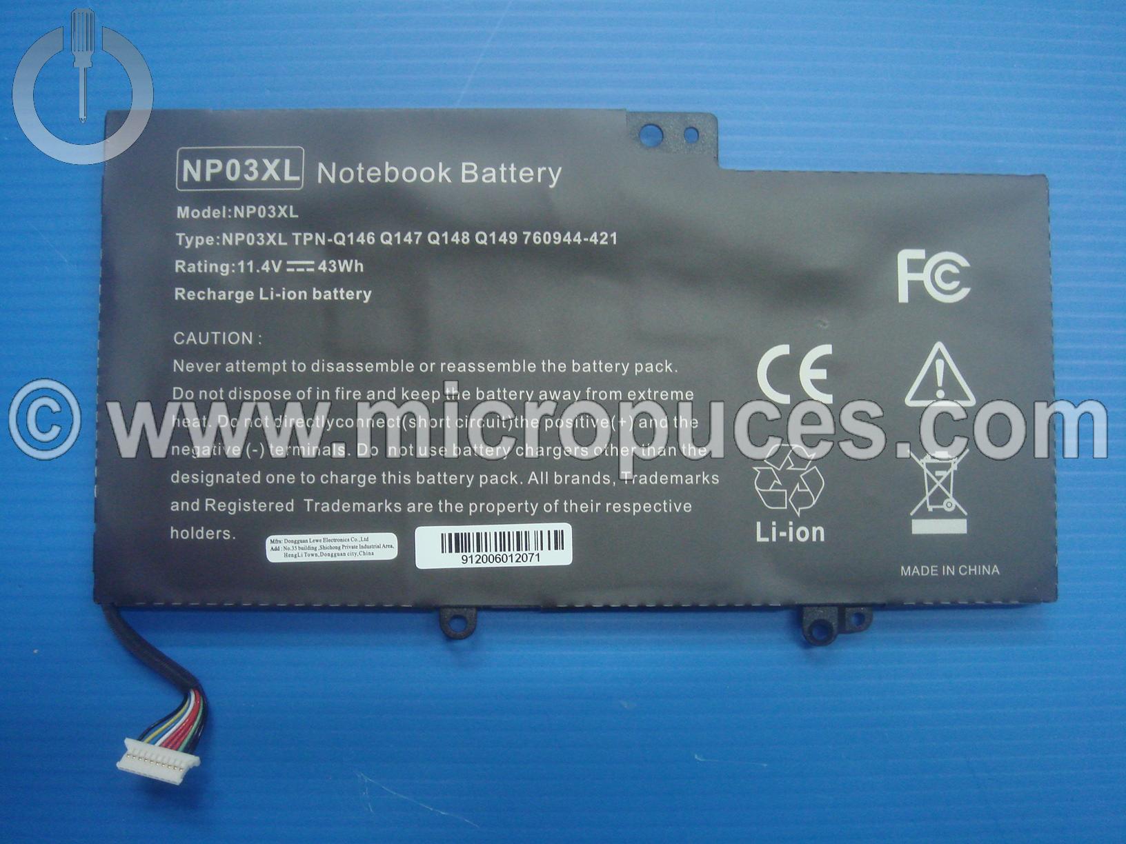 Batterie * NEUVE * d'origine pour HP Pavilion X360 13