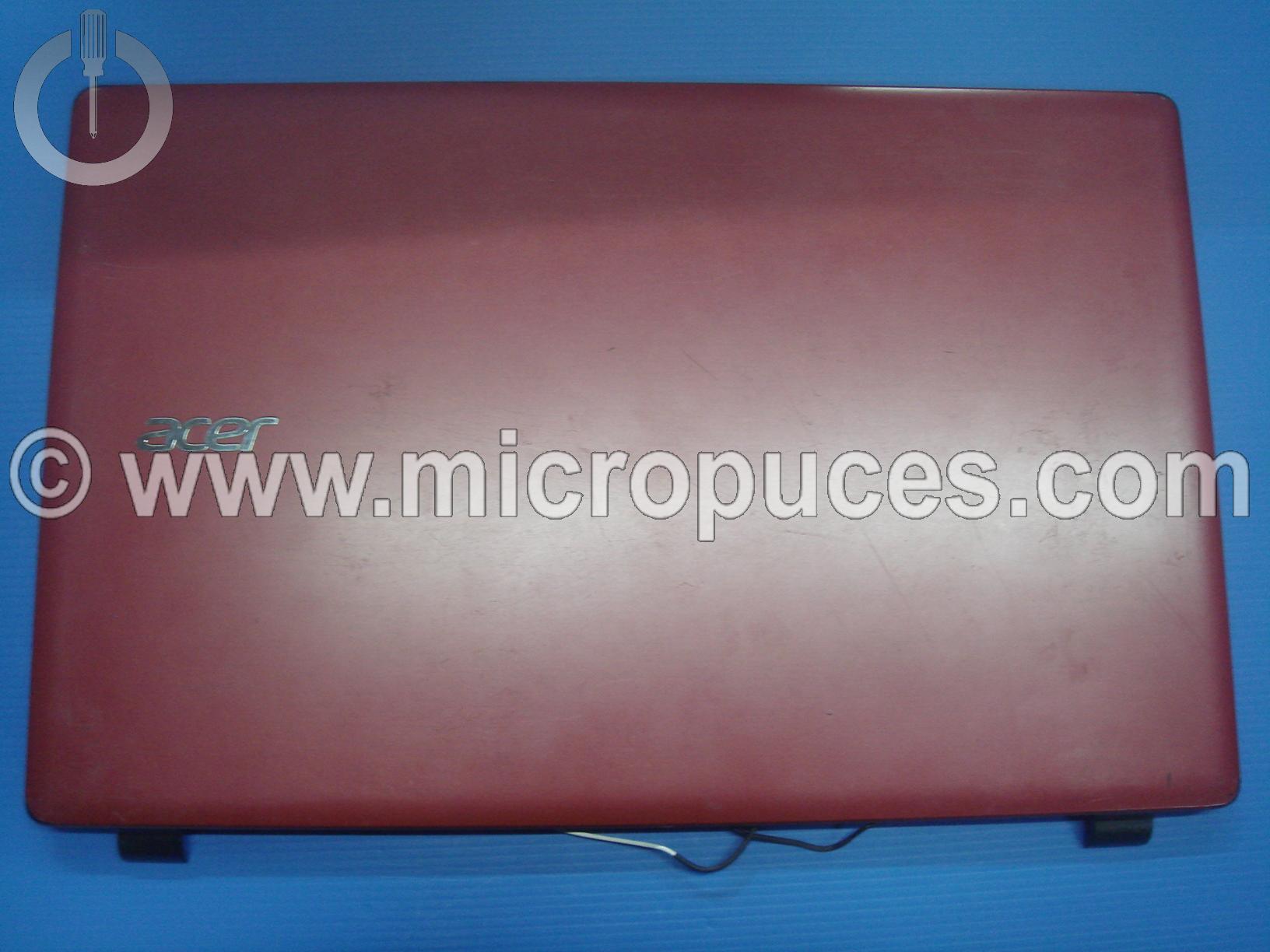 Plasturgie d'cran Rouge pour ACER Aspire E5