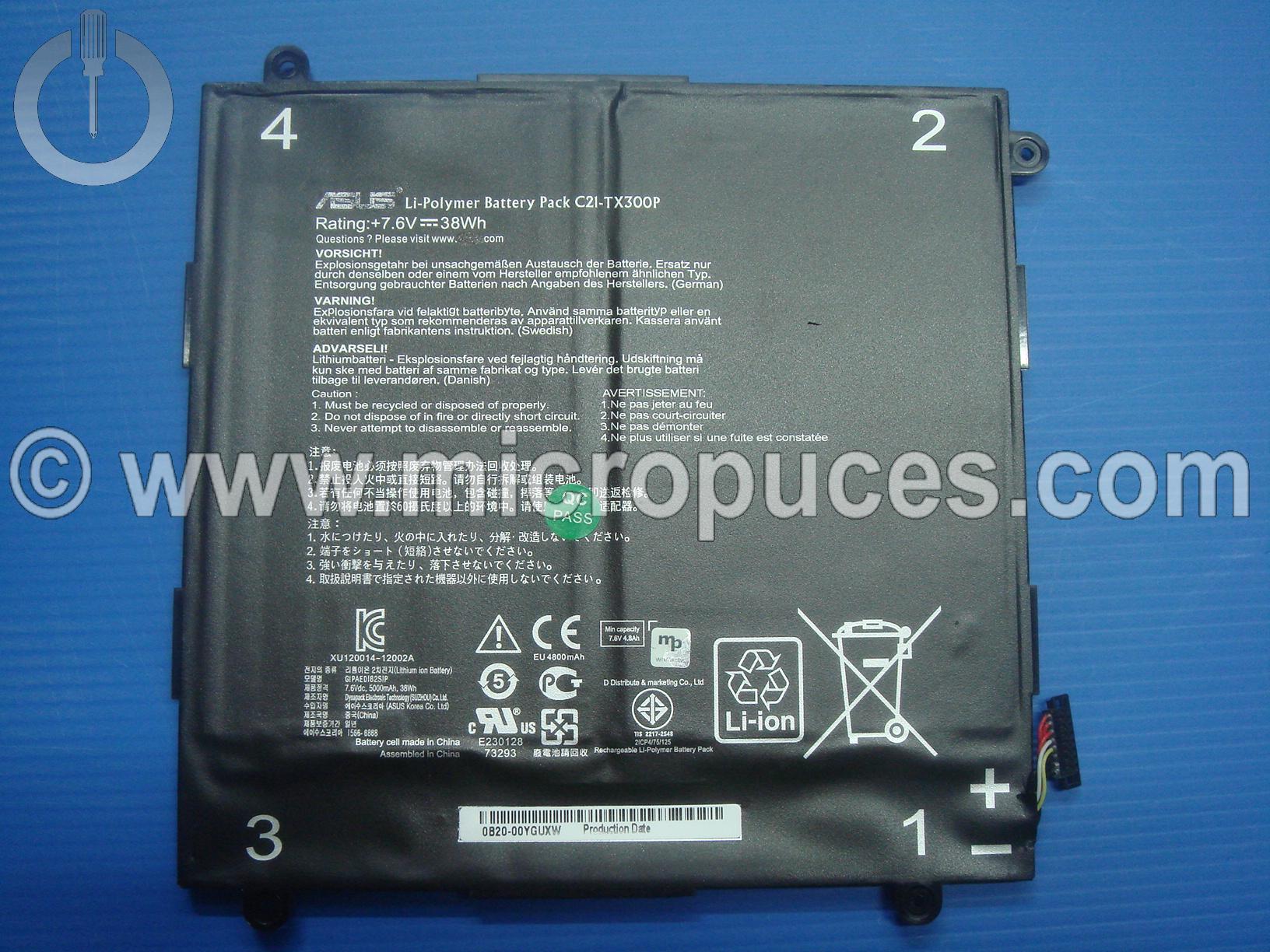 Batterie * NEUVE * pour ASUS TX300CA