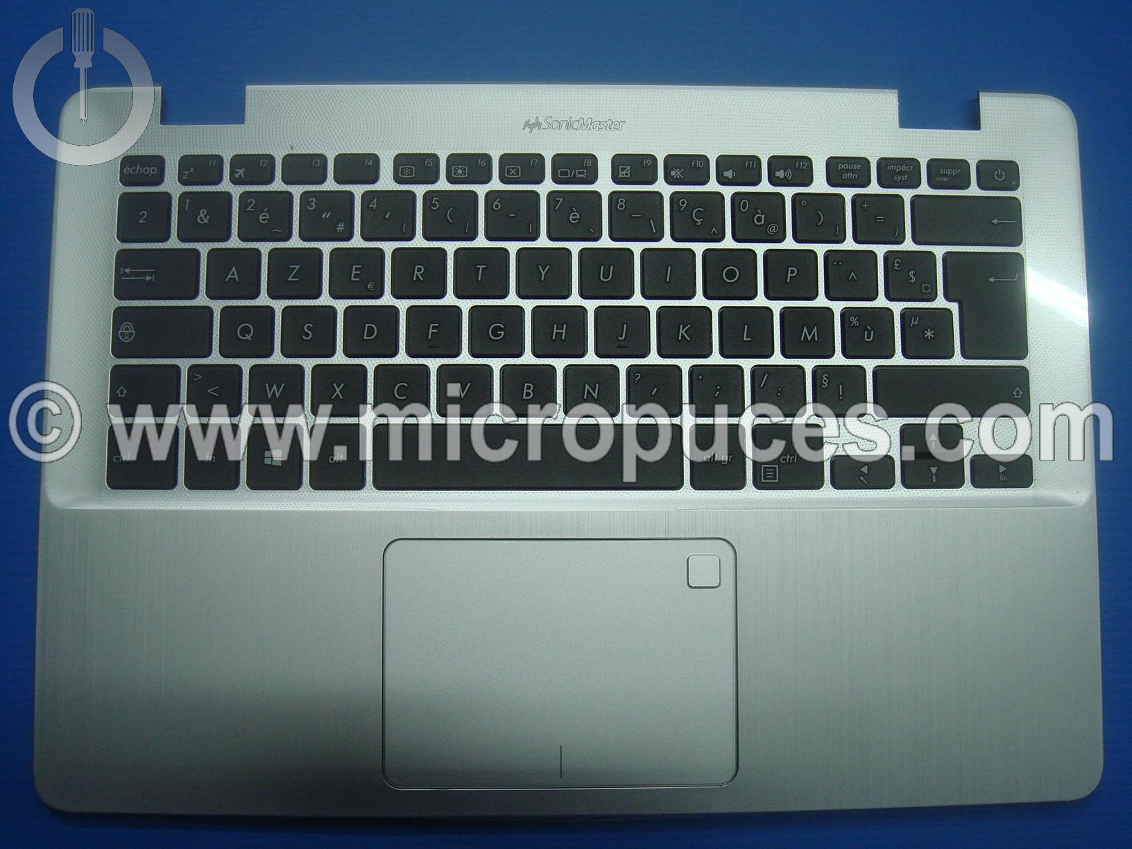 Clavier  + topcase pour ASUS Vivobook X405UA gris fingerprint