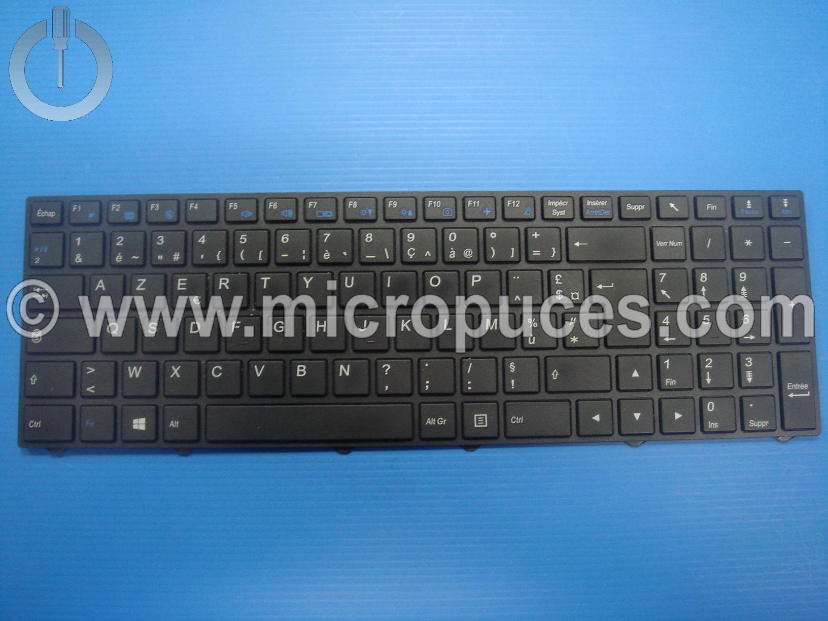 Clavier AZERTY pour CLEVO N25x N35x