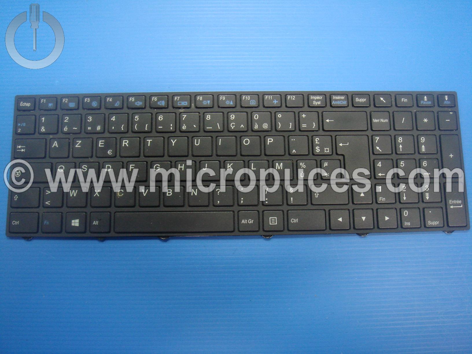 Clavier AZERTY CLEVO W950 pour TERRA Mobile 1513