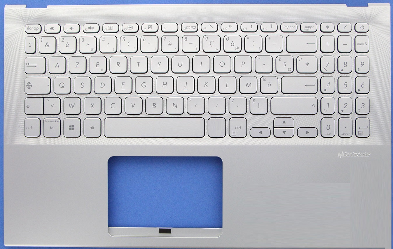 Clavier + plasturgie de dessus blanche pour ASUS P1504U