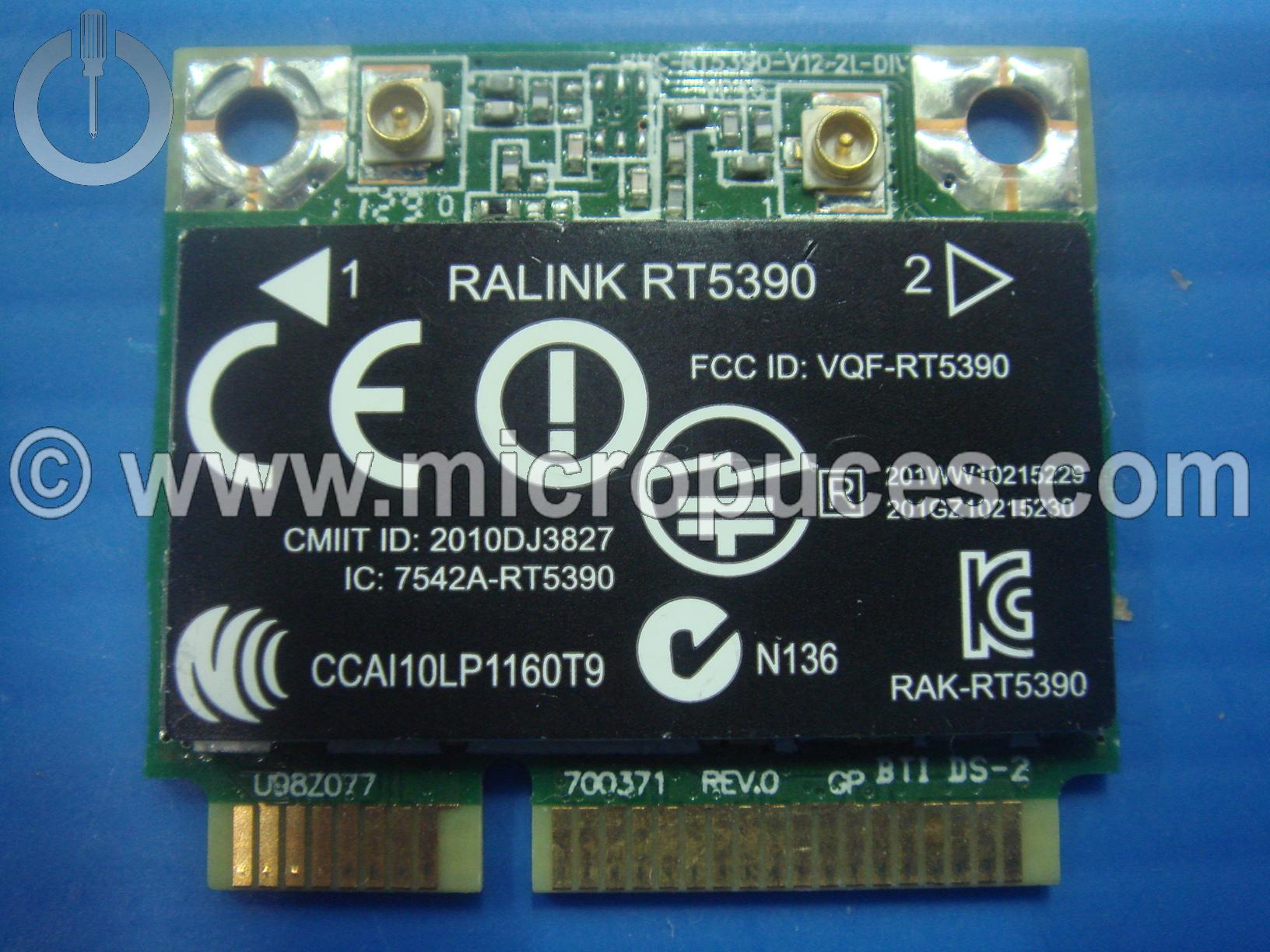 Carte WIFI PciExpress RALINK RT5390