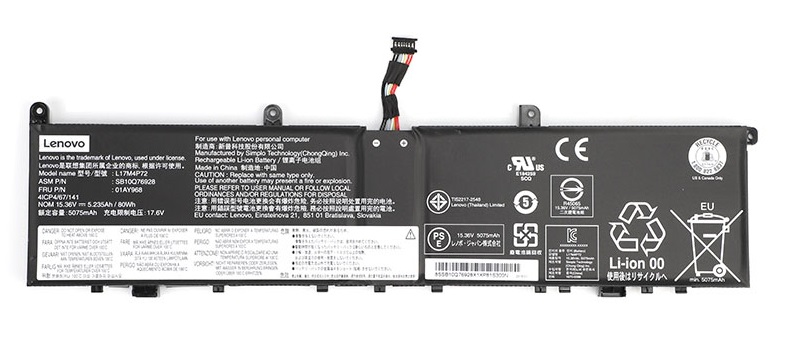 Batterie * NEUVE * d'origine pour LENOVO ThinkPad X1 Extreme 2nd Gen