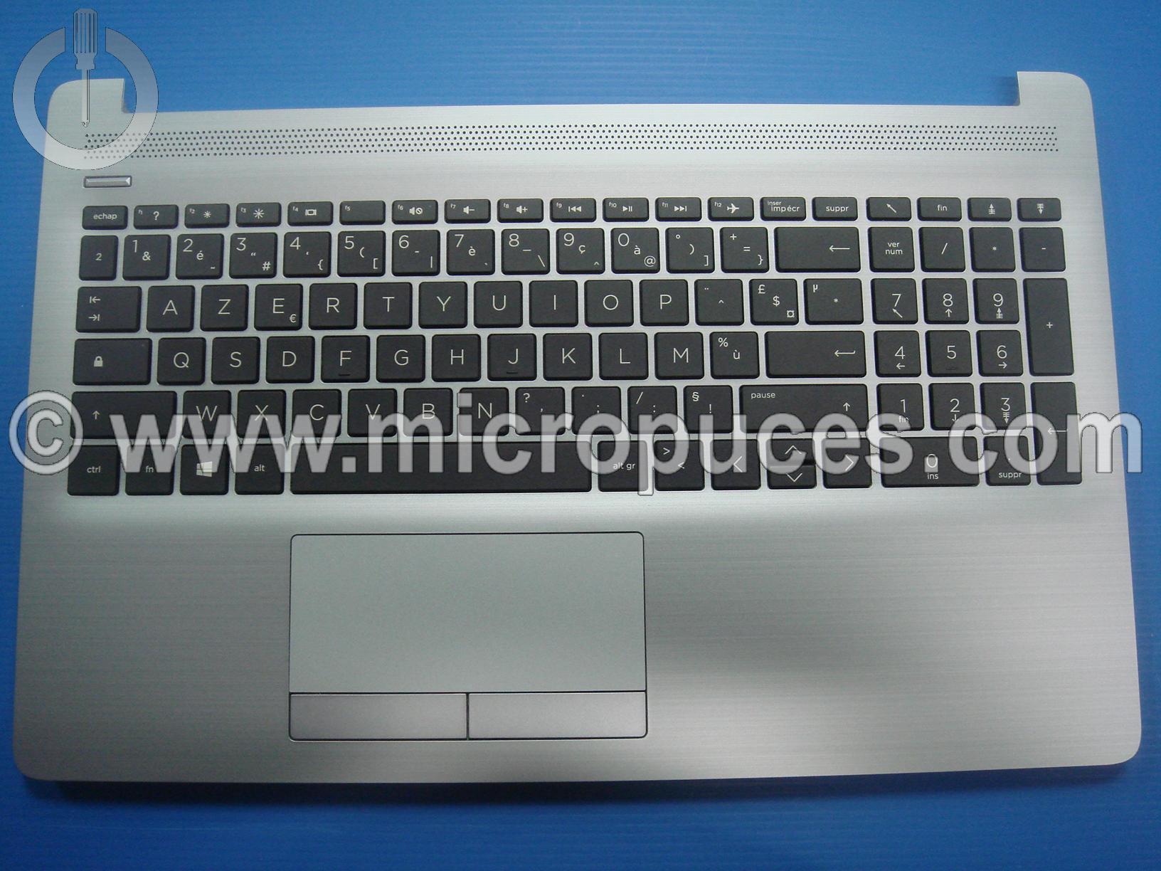 Clavier + plasturgie de dessus grise pour HP 250 G7 255 G7