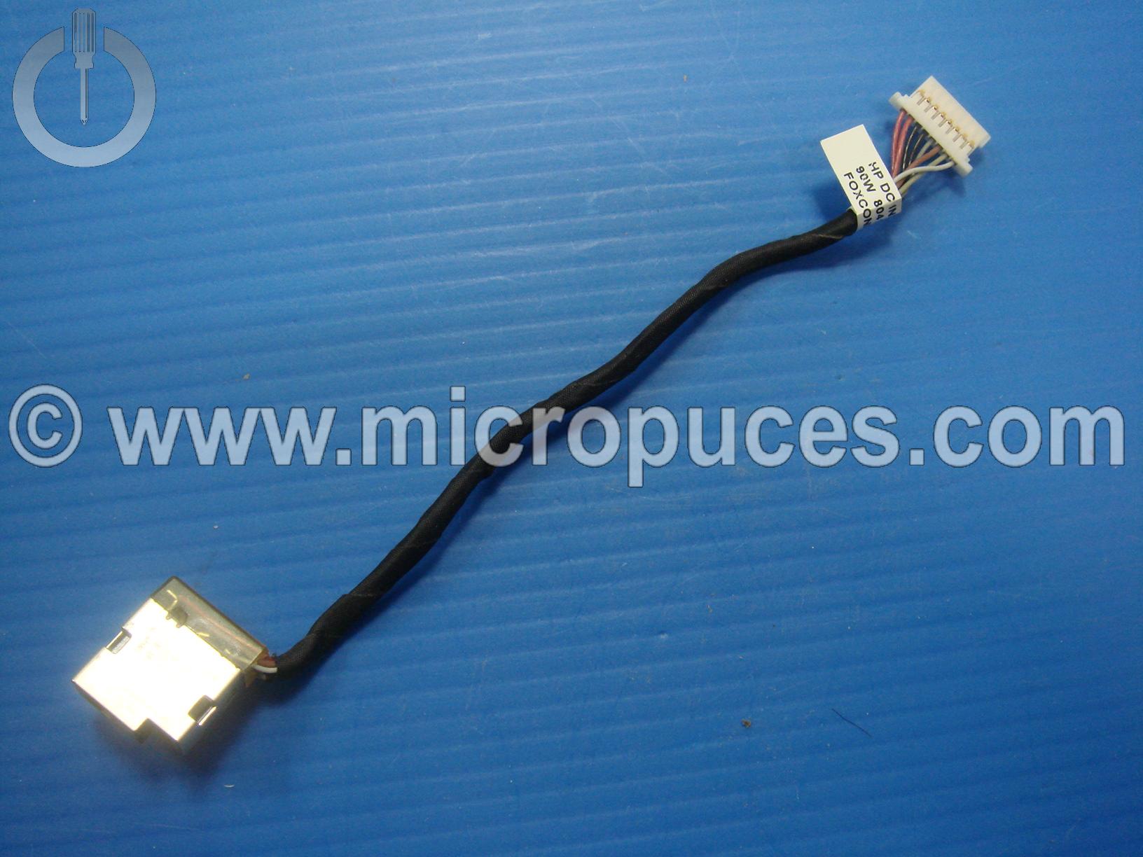 Cable alimentation pour HP Probook 450 G3, 455 G3, 470 G3