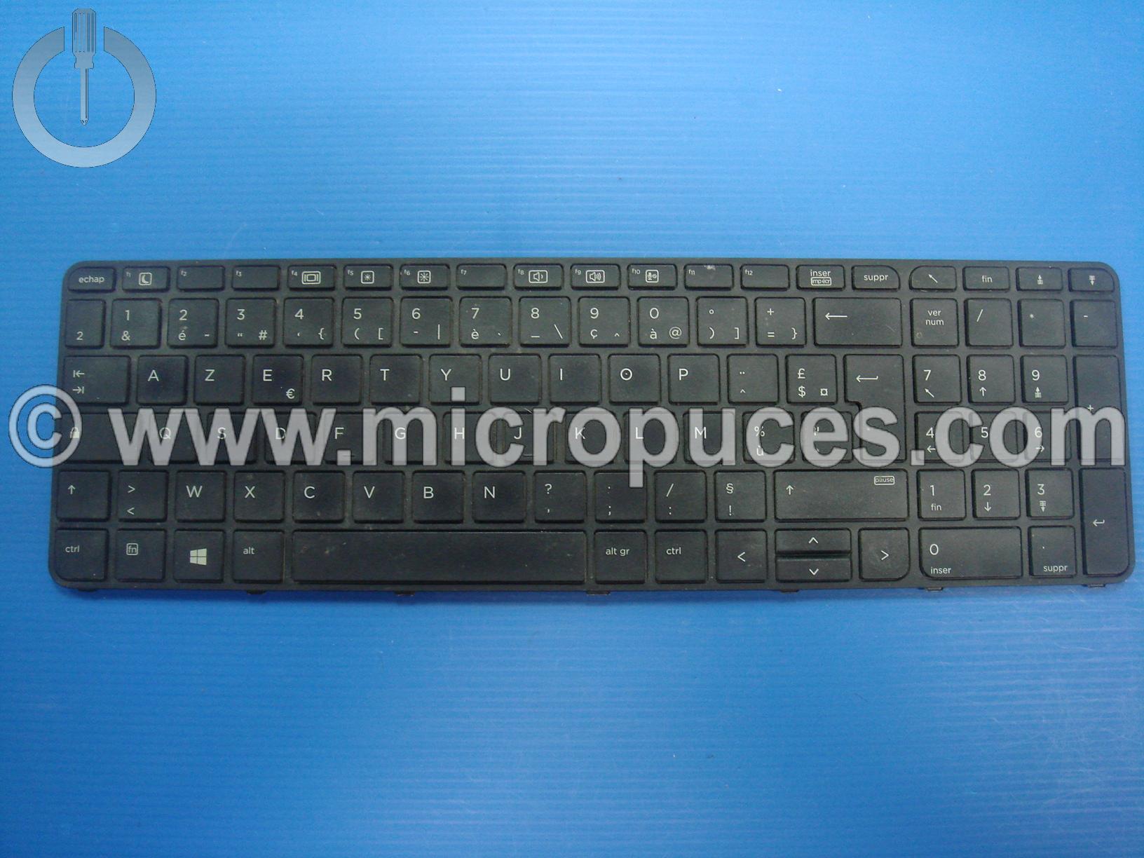 Clavier AZERTY pour HP Probook 450 G3 G4 455 G3 G4 470 G3 G4