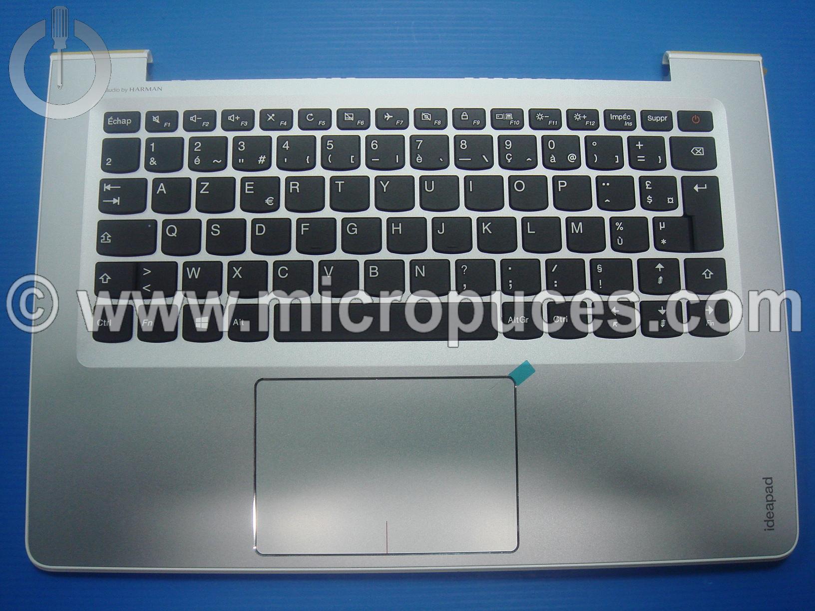 Clavier + topcase pour LENOVO Ideapad 510S-13 gris silver