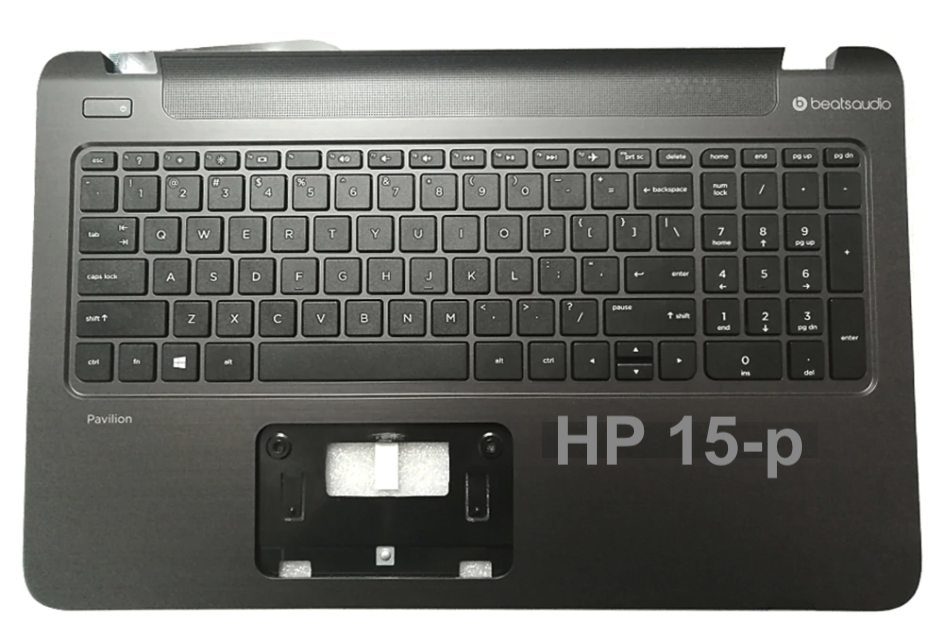 Clavier + top case * NEUF * noir QWERTY US pour HP Pavilion 15-pxxx