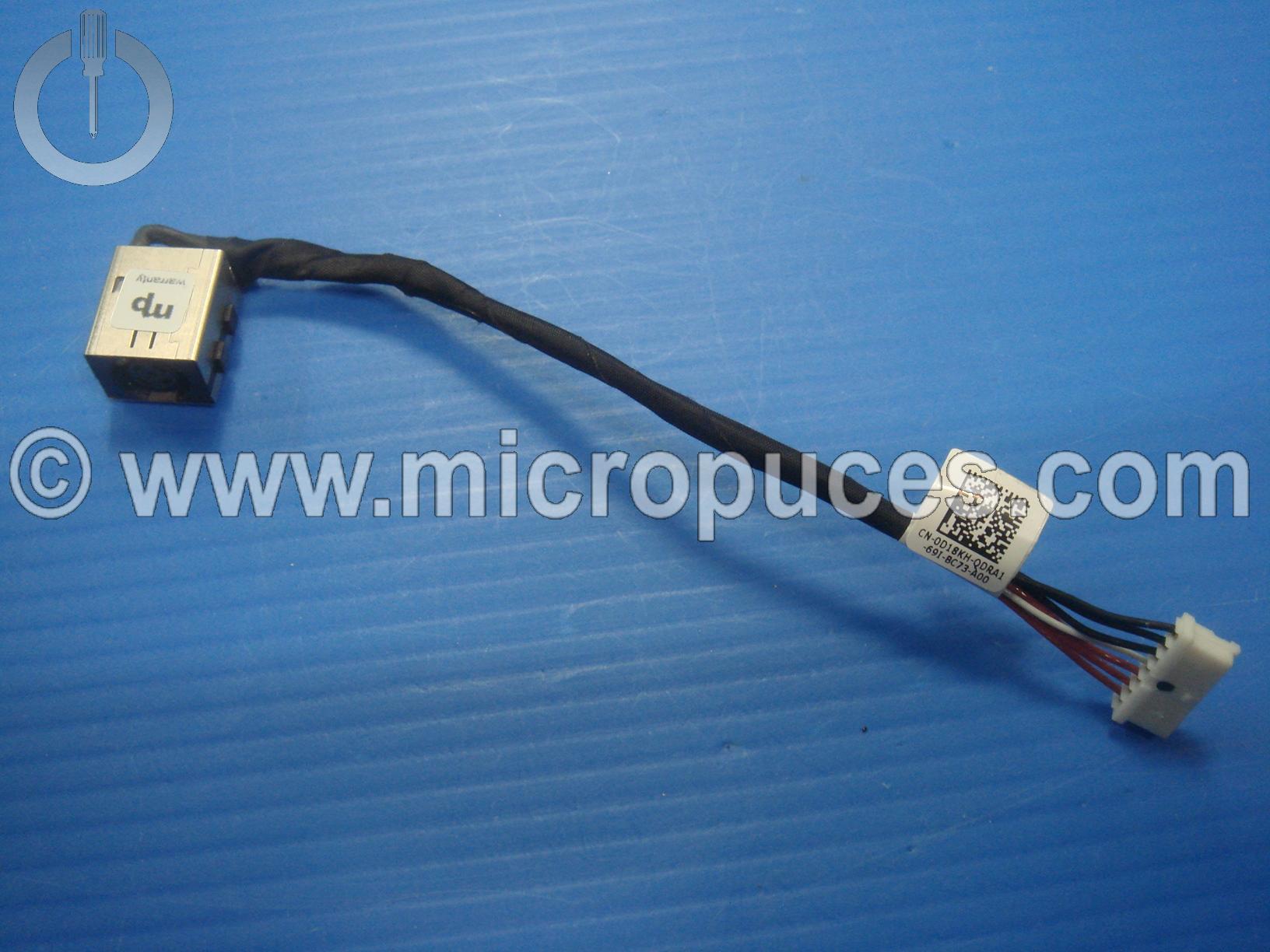 Cable interne DC IN pour inspiron 15 serie 7566 et 7577