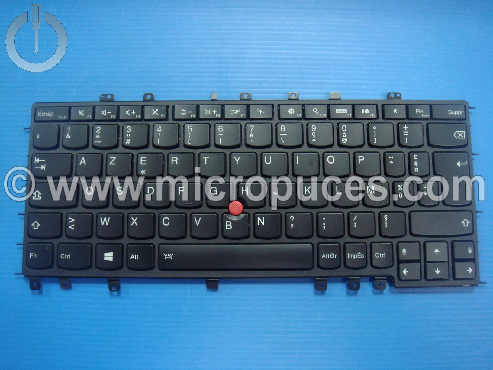 Clavier AZERTY pour LENOVO Yoga 12 Yoga 20 - Thinkpad S1