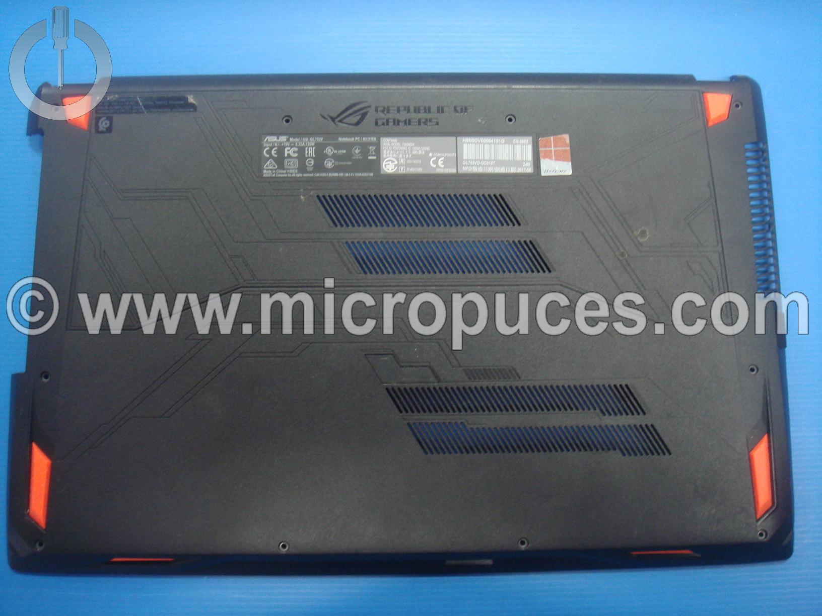Plasturgie du dessous pour ASUS ROG GL753VD