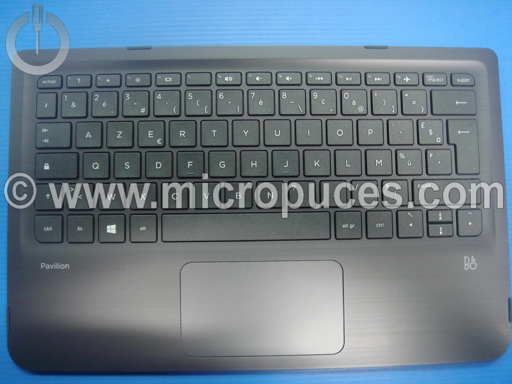 Clavier + plasturgie pour HP Pavilion 11-K noir