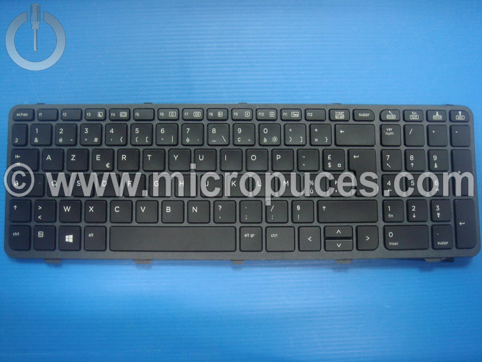 Clavier Azerty noir pour HP Probook 640 650 840 850 15,6"