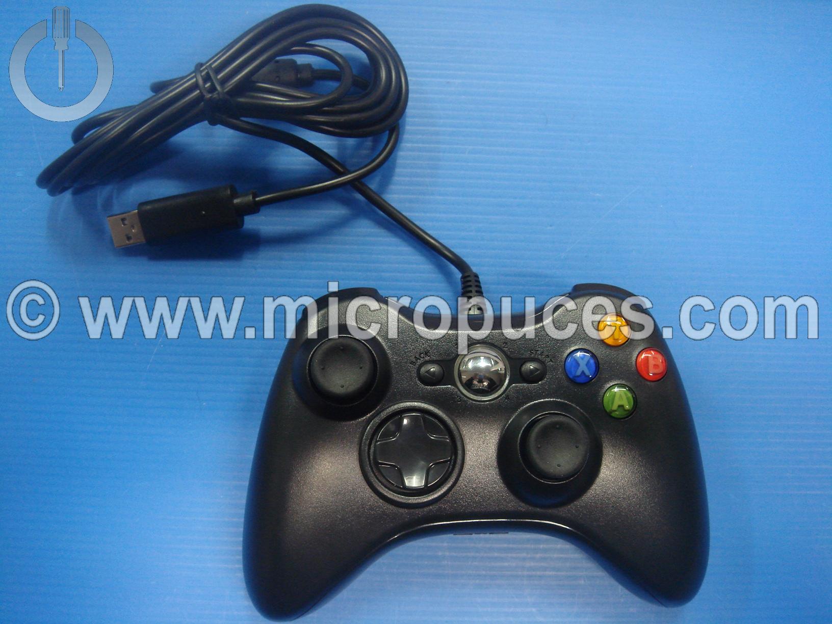 Manette filaire pour Xbox 360