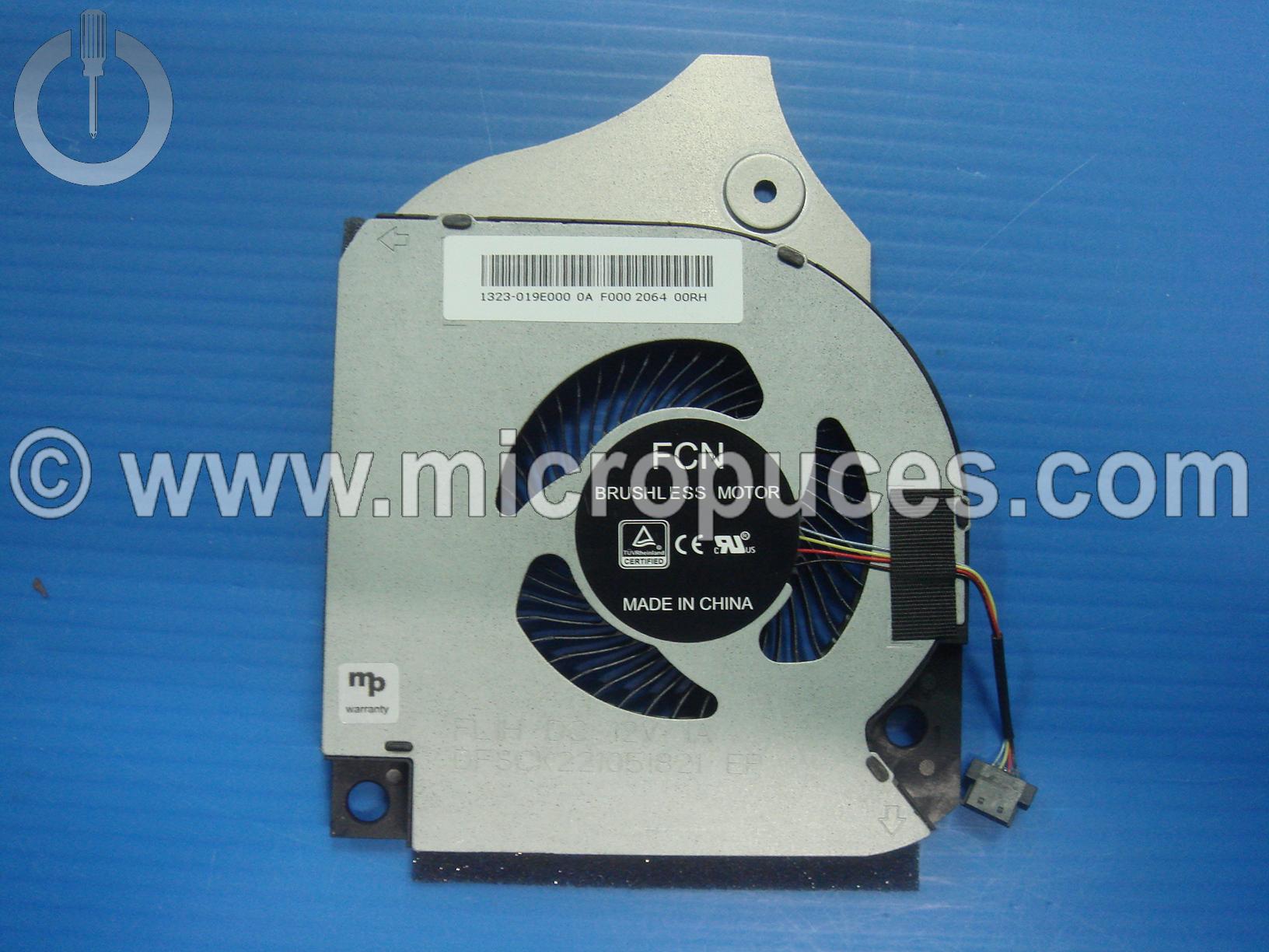 Ventilateur CPU pour DELL Inspiron G5 5590 G7 7790 7590