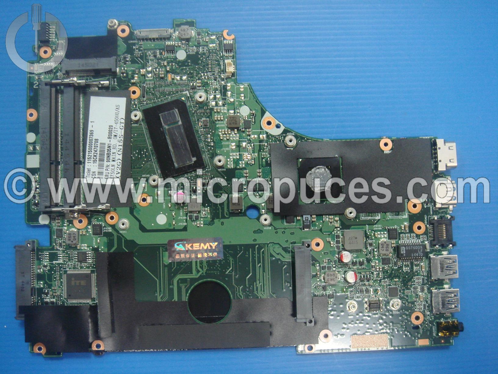 Carte mère Intel Core i7 4700U / GT 840M pour Asus X750JB